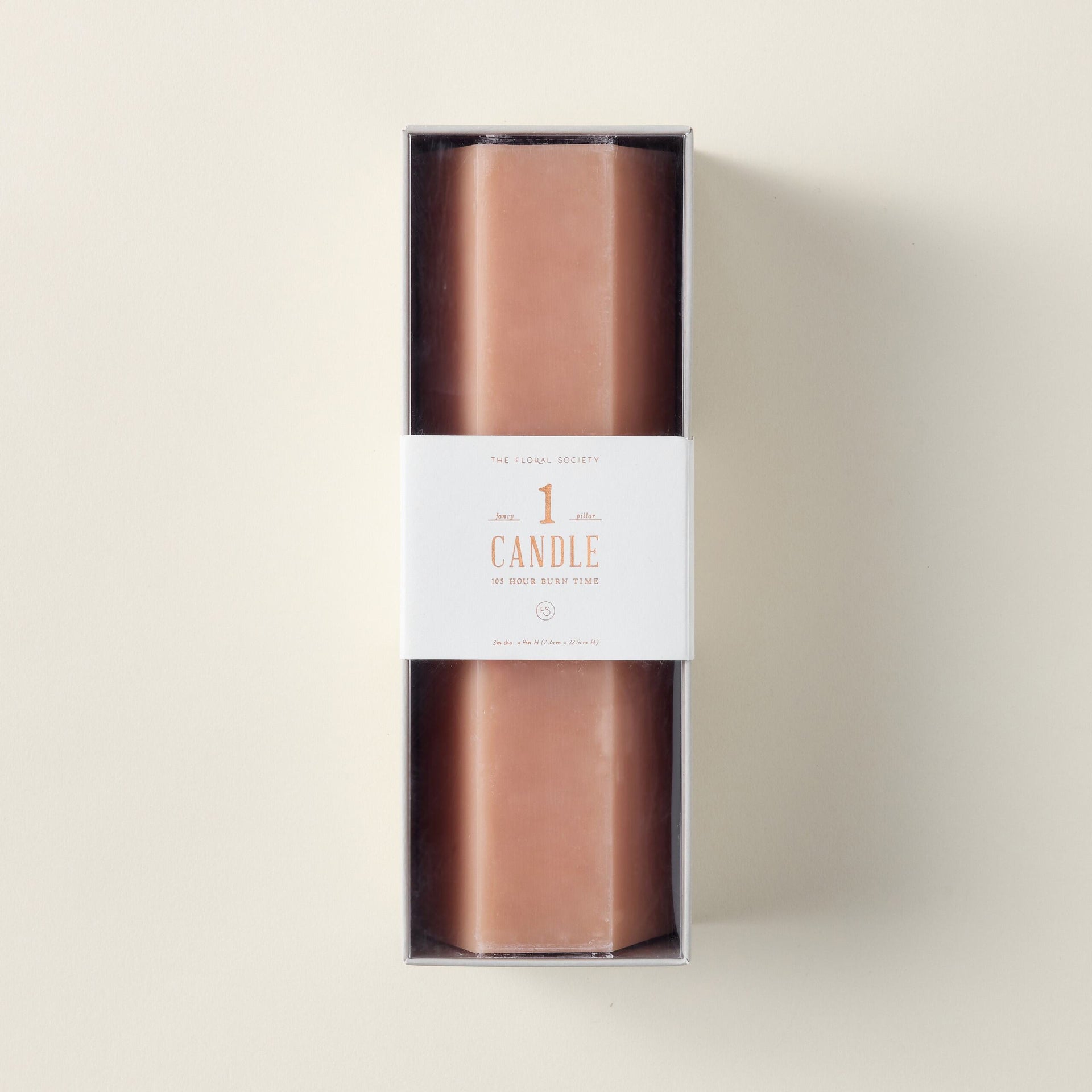 Hexagon Pillar Candle