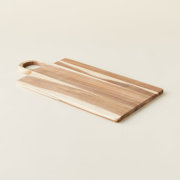 Acacia wood cutting board.