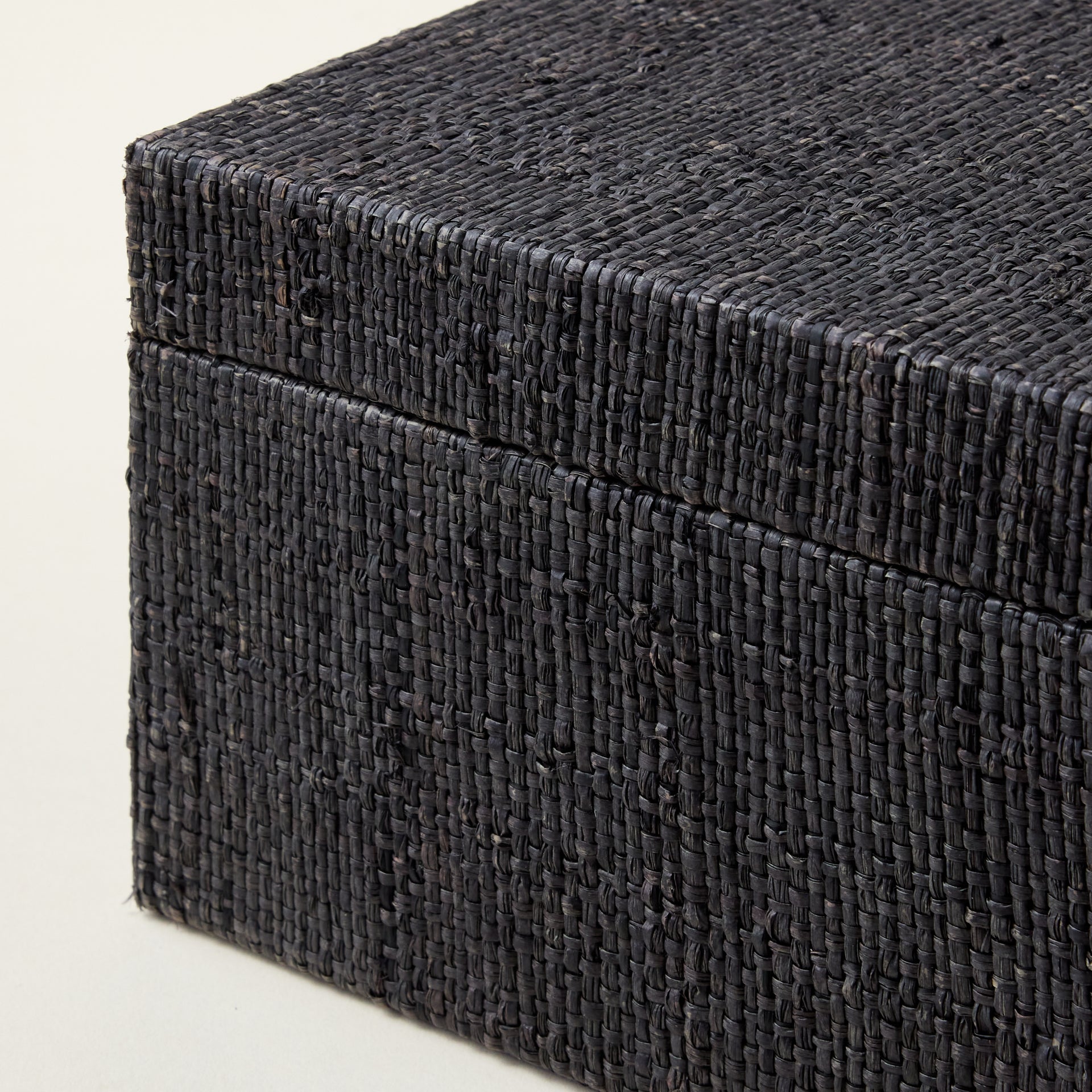 Blue Raffia & Chambray Box