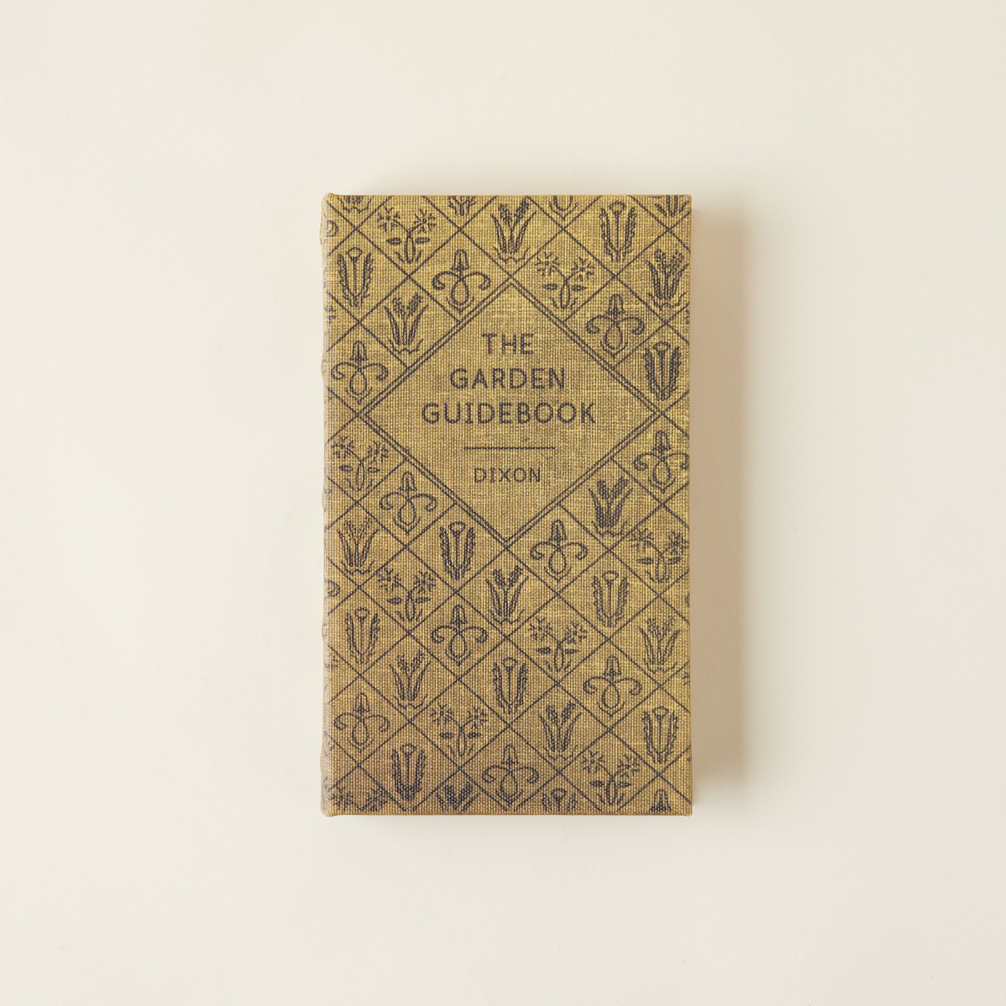Canvas storage box designed to look like a book.