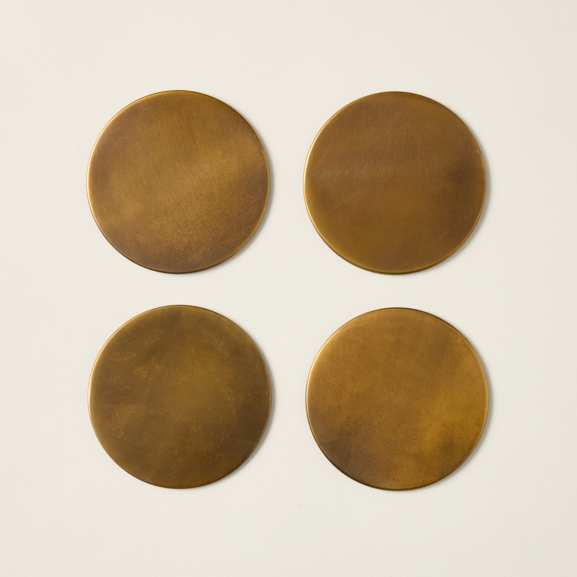 Brass Coasters - Set of 4