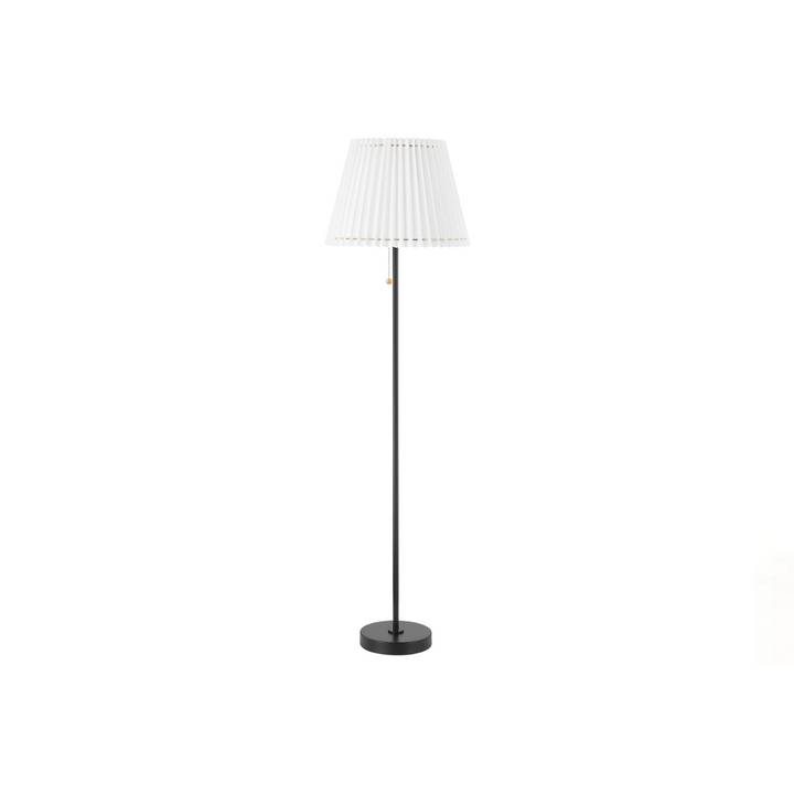Demi floor lamp with a tall, minimalist design.