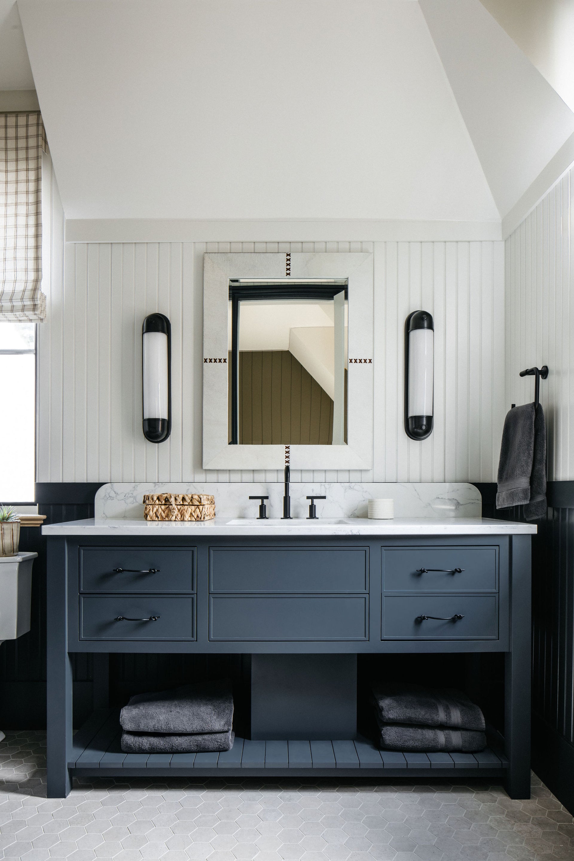 Cross Stitch Rectangle Mirror