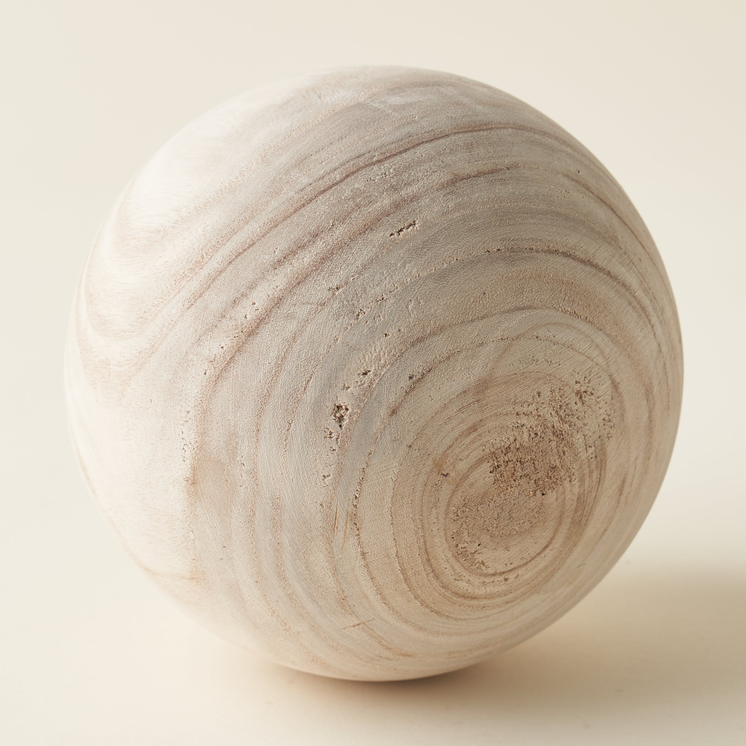 Natural Wood Sphere