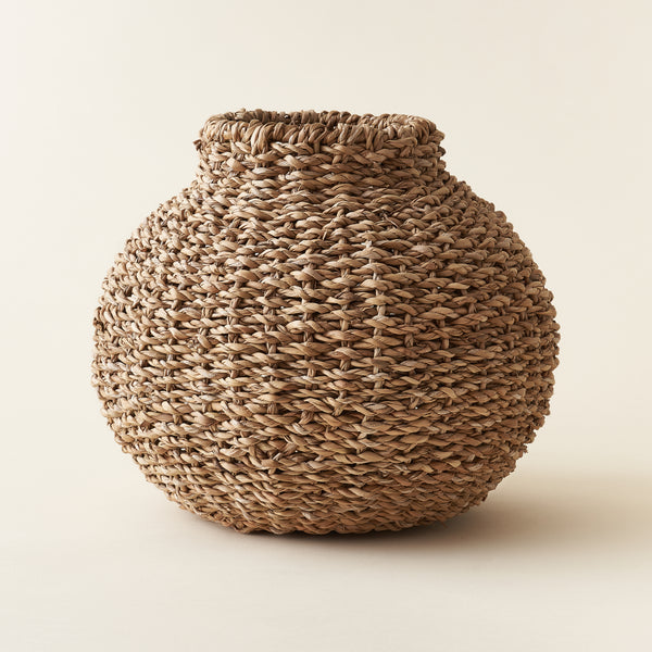 Seagrass Round Vase
