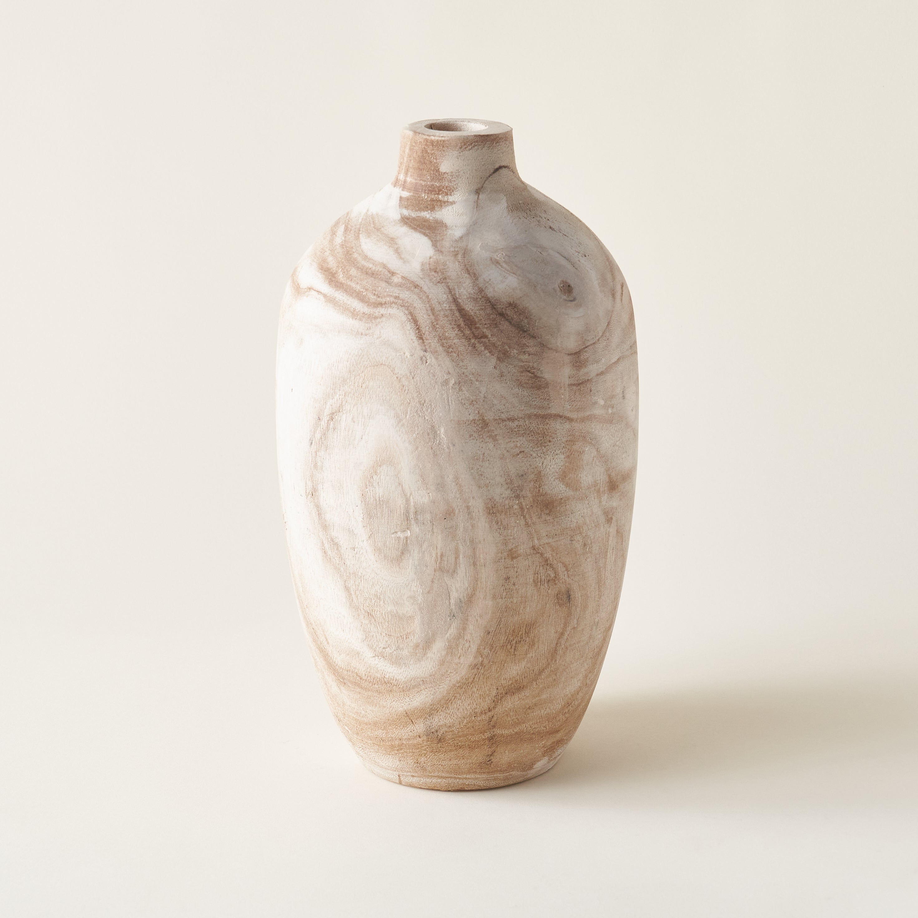 Wooden Bulb Vase