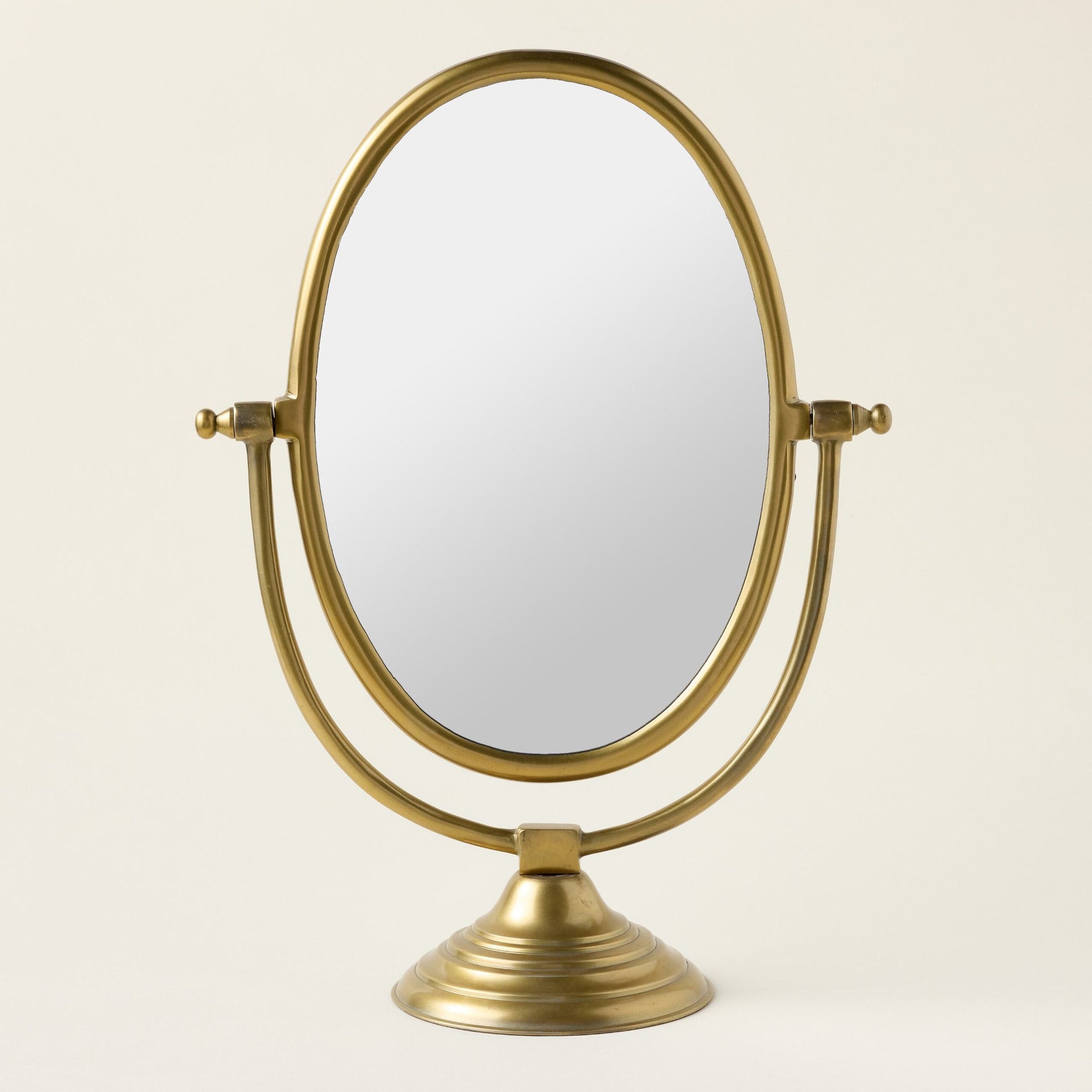 Antique Brass Mirror