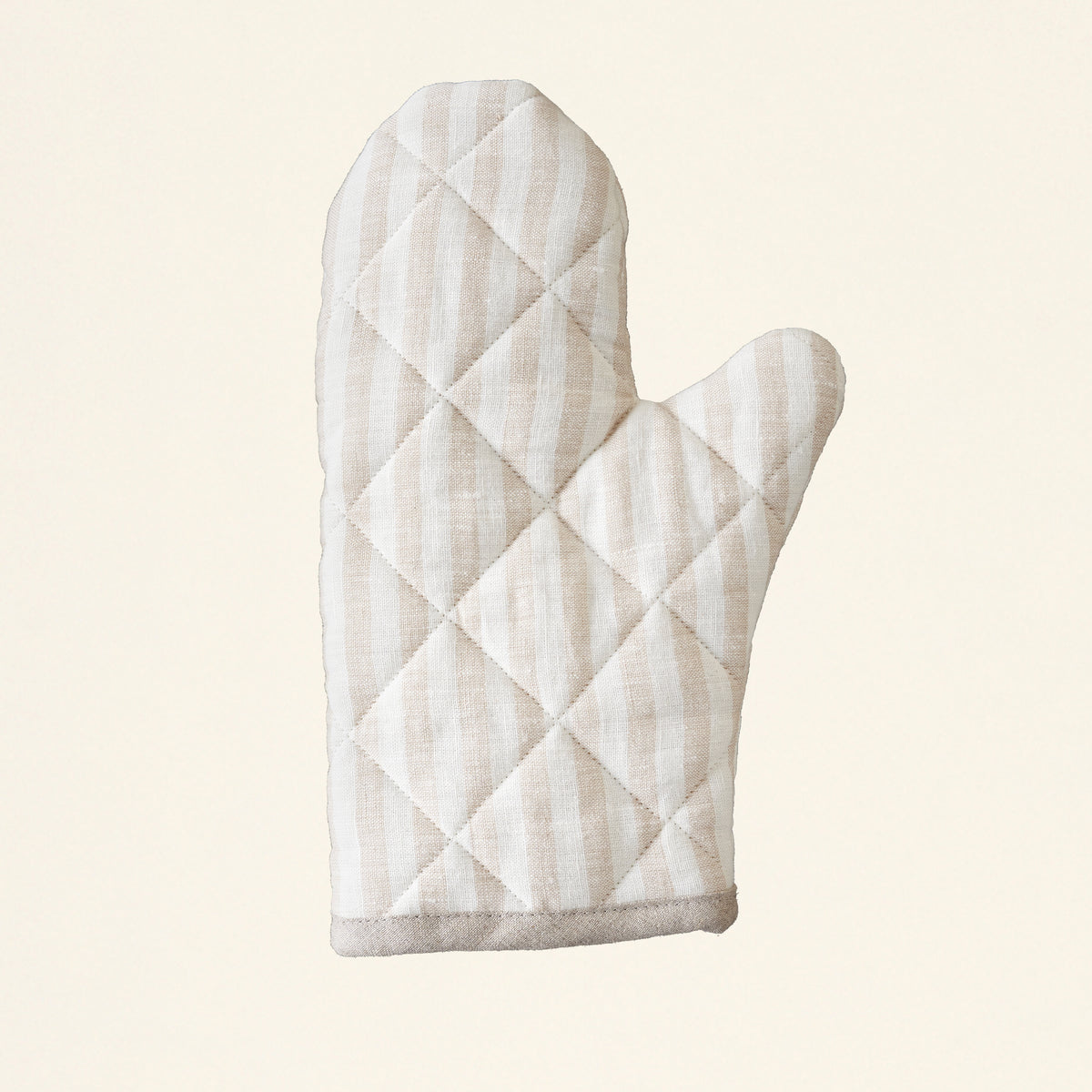 Striped Linen Oven Mitt – KATE MARKER HOME