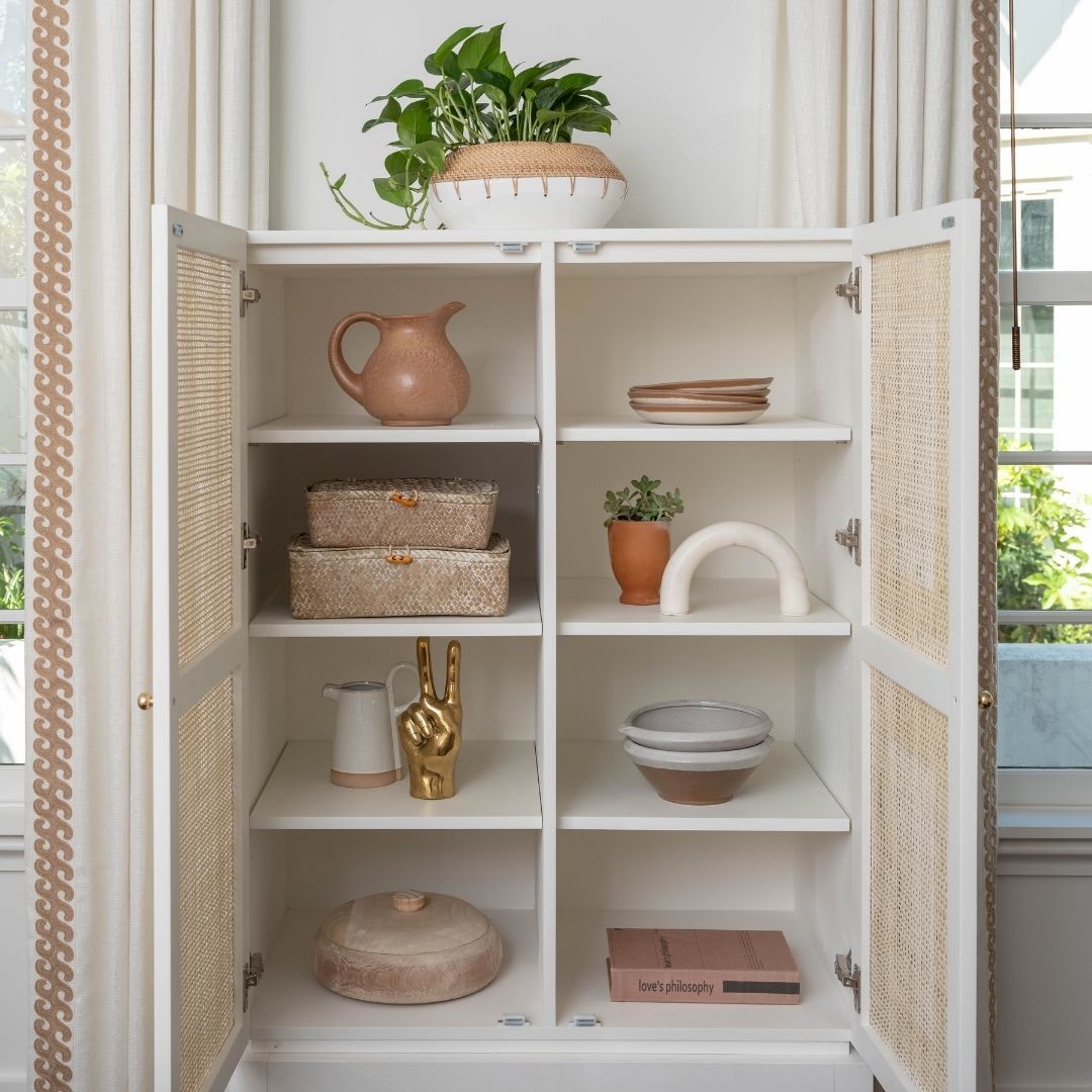 Whitewash Hand-Woven Seagrass Boxes