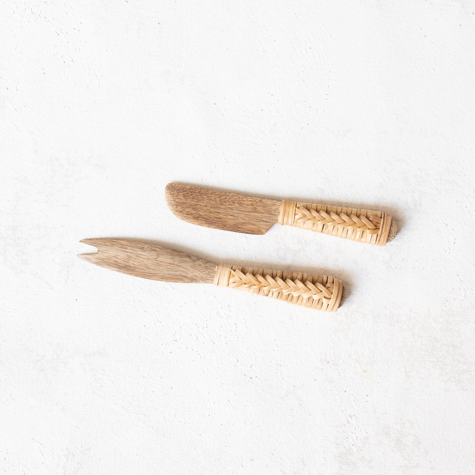 Rattan Wrapped Utensils