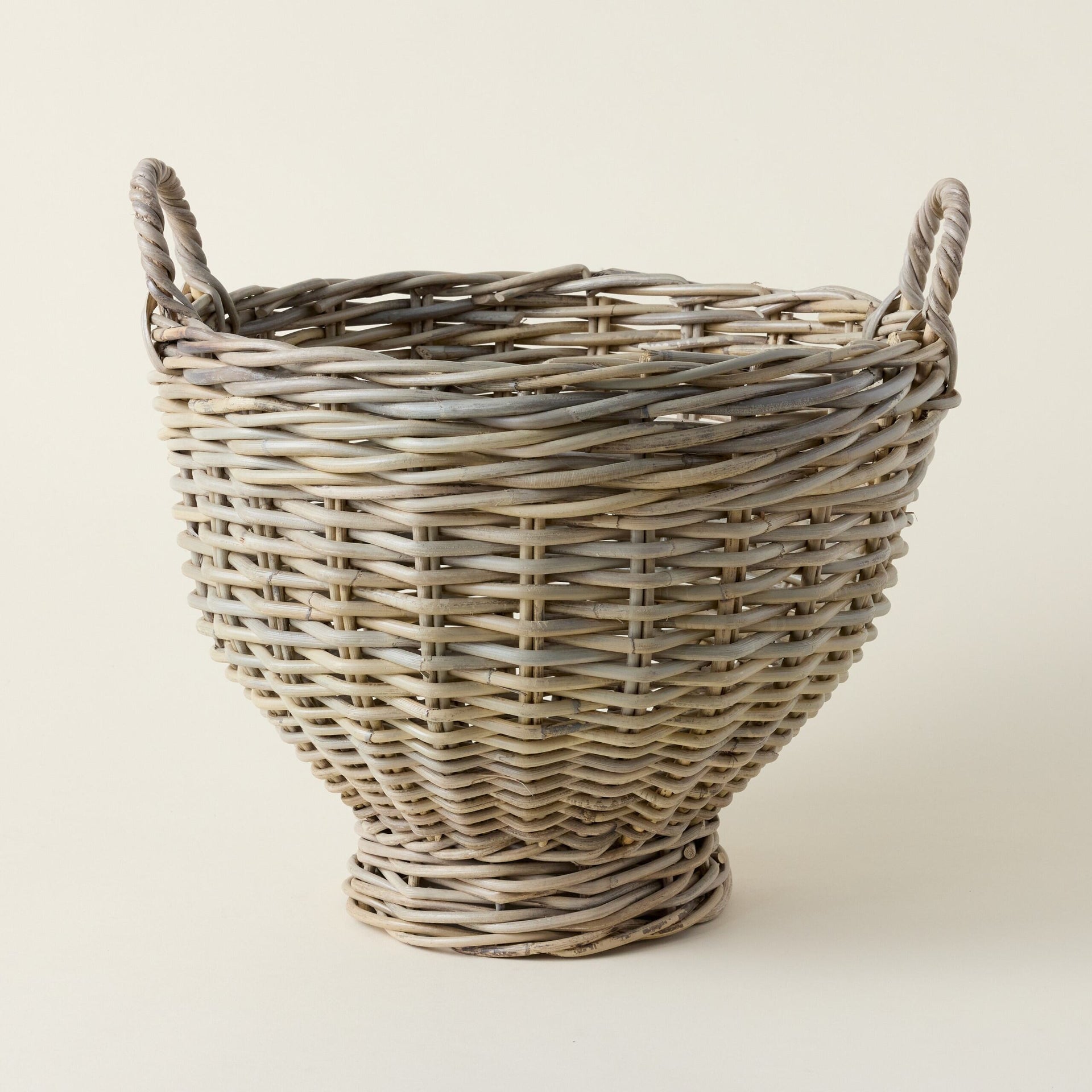 Rattan Footed Basket