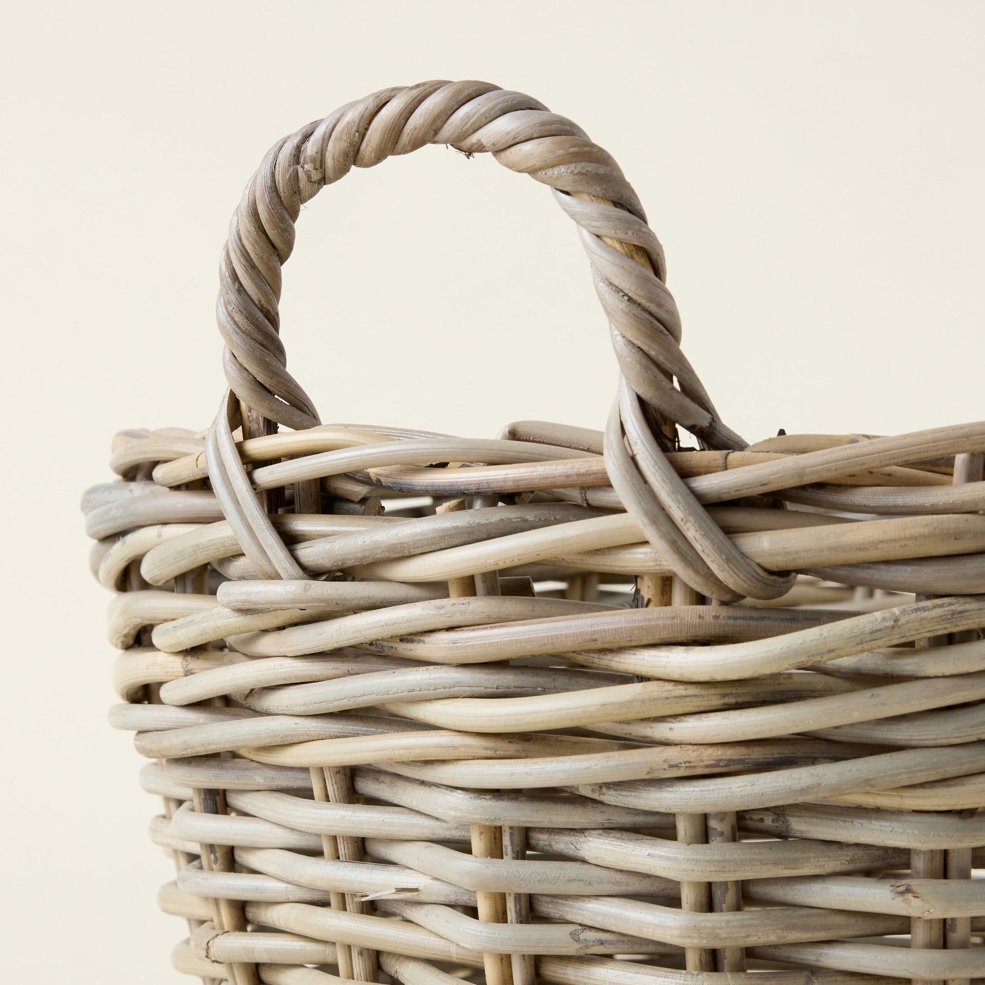 Rattan Footed Basket