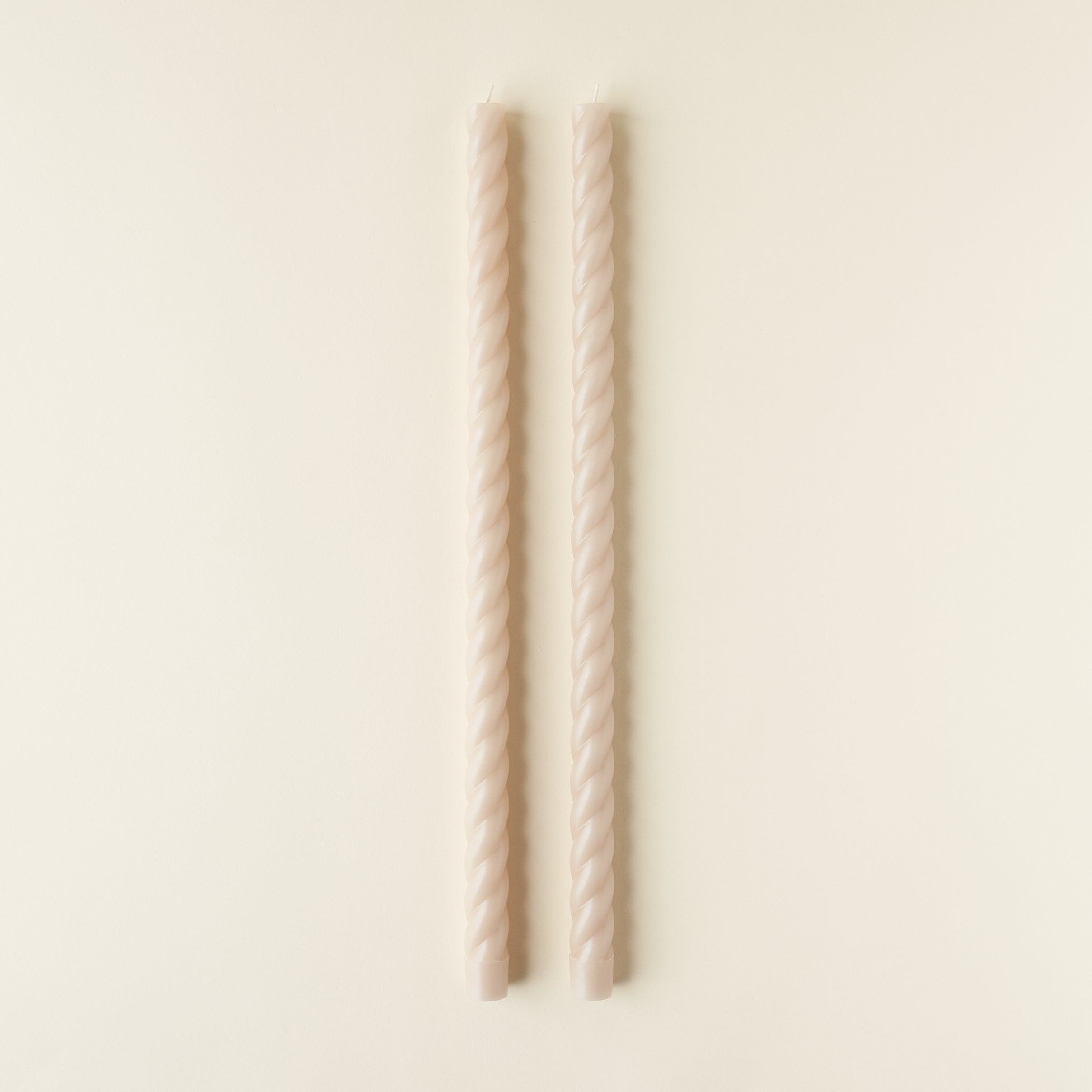 18" Twisted Taper Candles - Set of 2