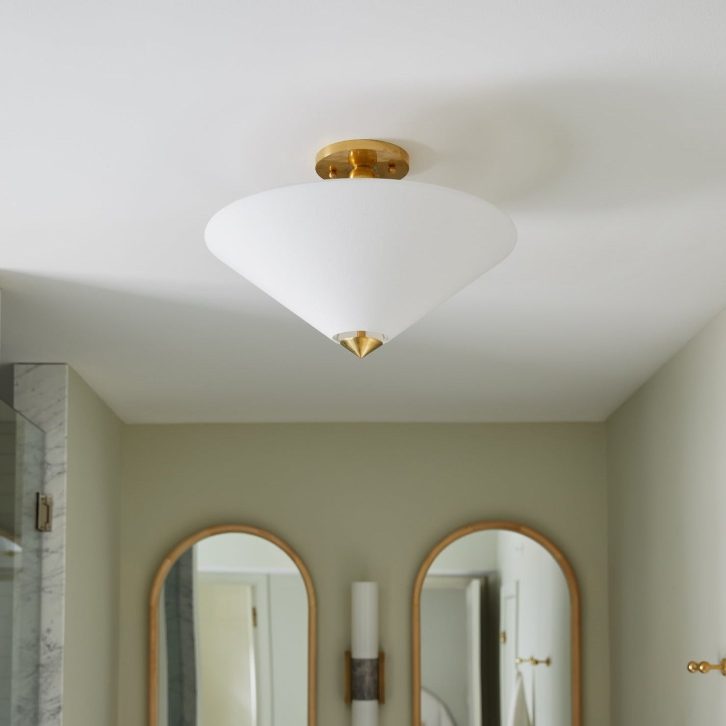 Flare Semi-Flush Mount