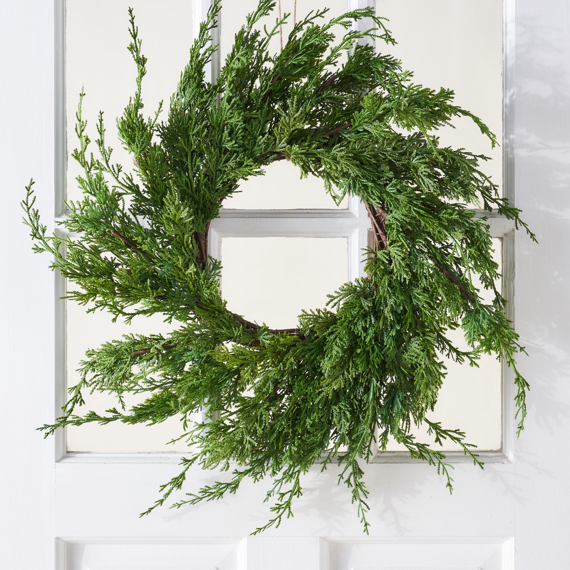 Faux Juniper Wreath