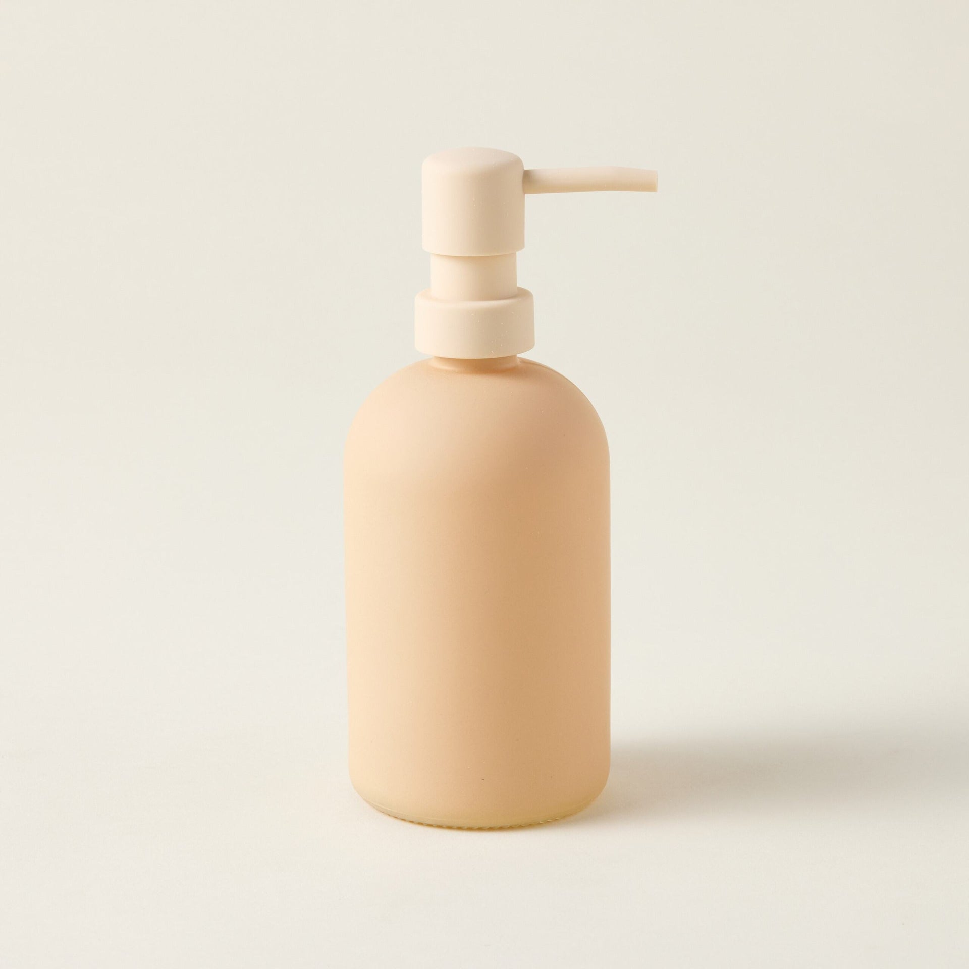 Tan Glaze Soap Dispenser