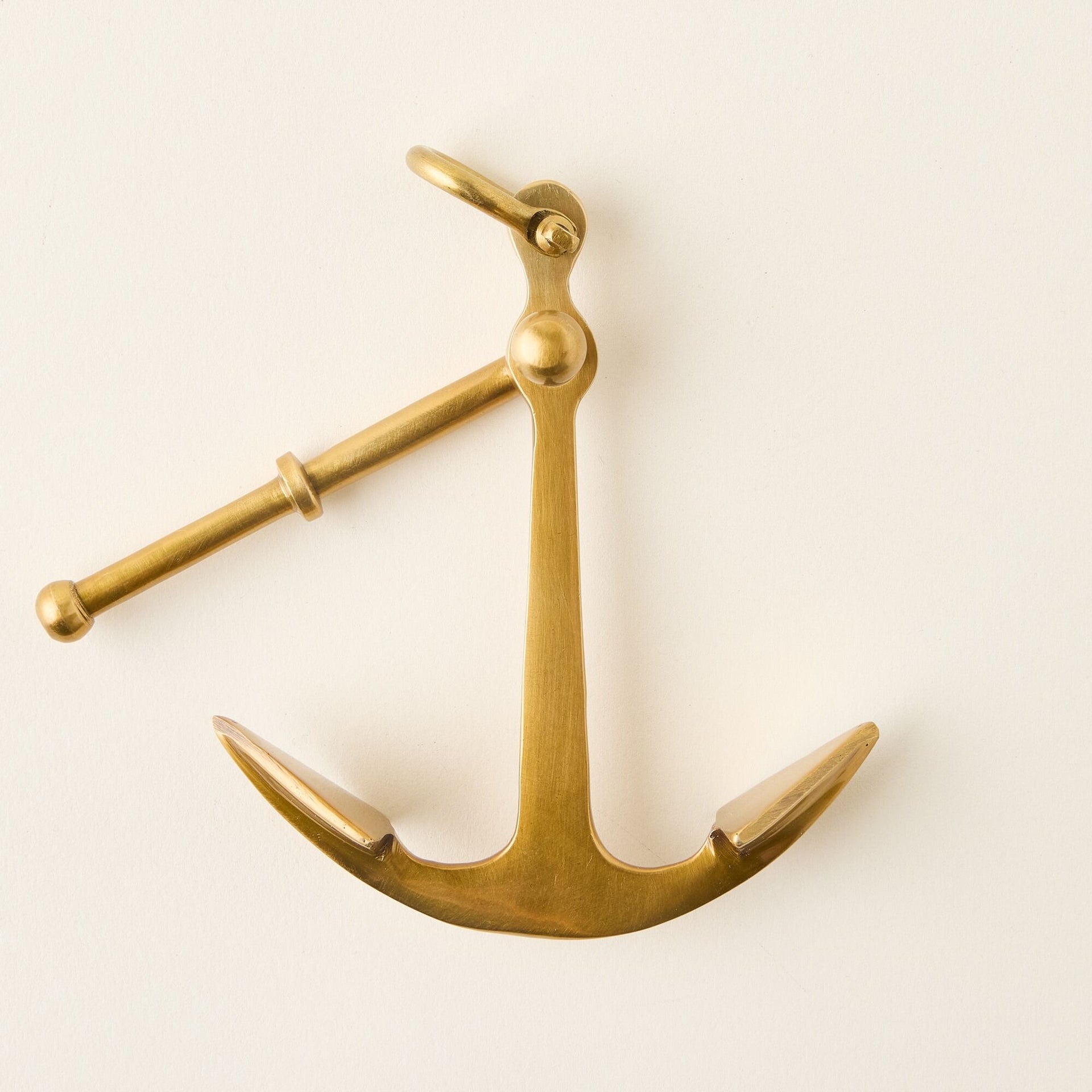 Antique Brass Anchor Paperweight