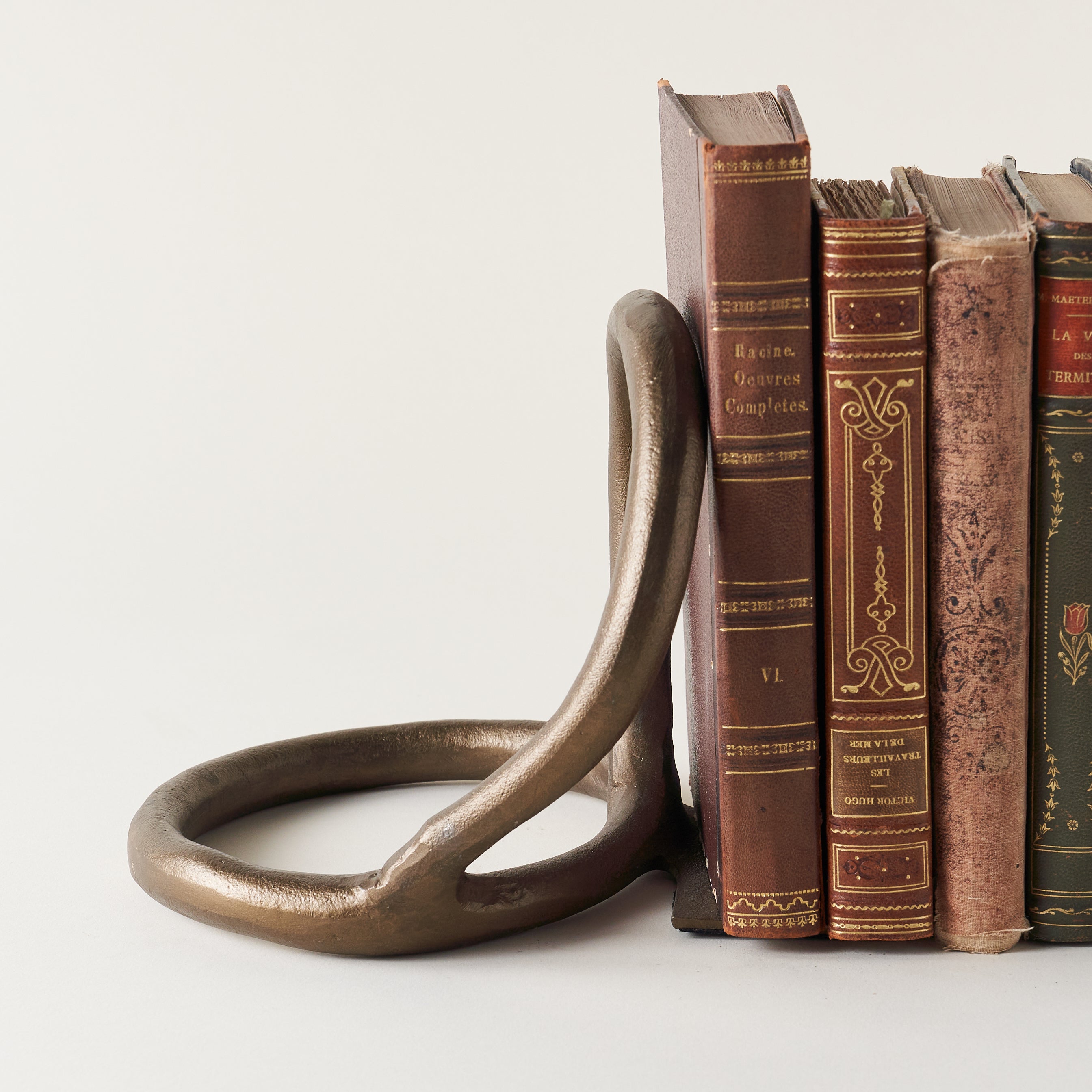 Metal Abstract Bookend