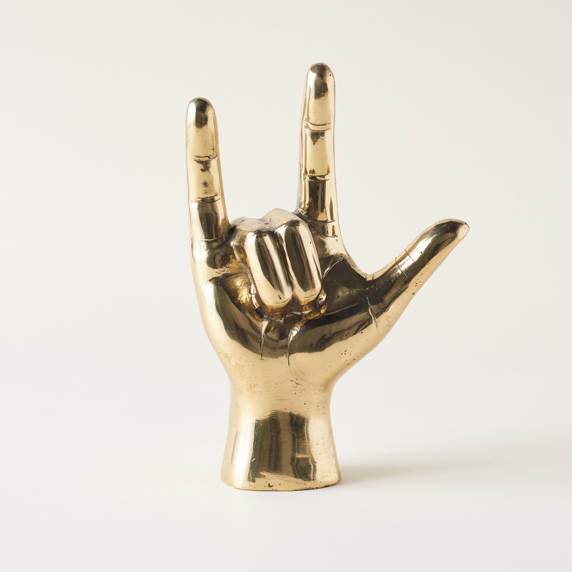 Brass Hand Sculpture