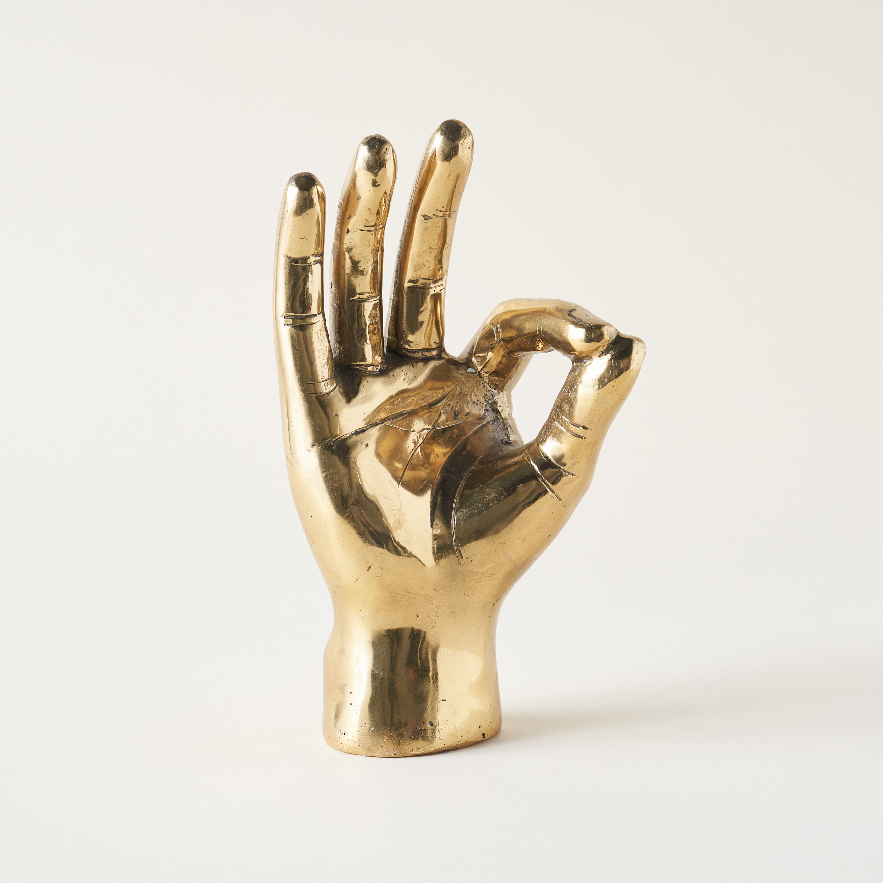 Brass Hand Sculpture