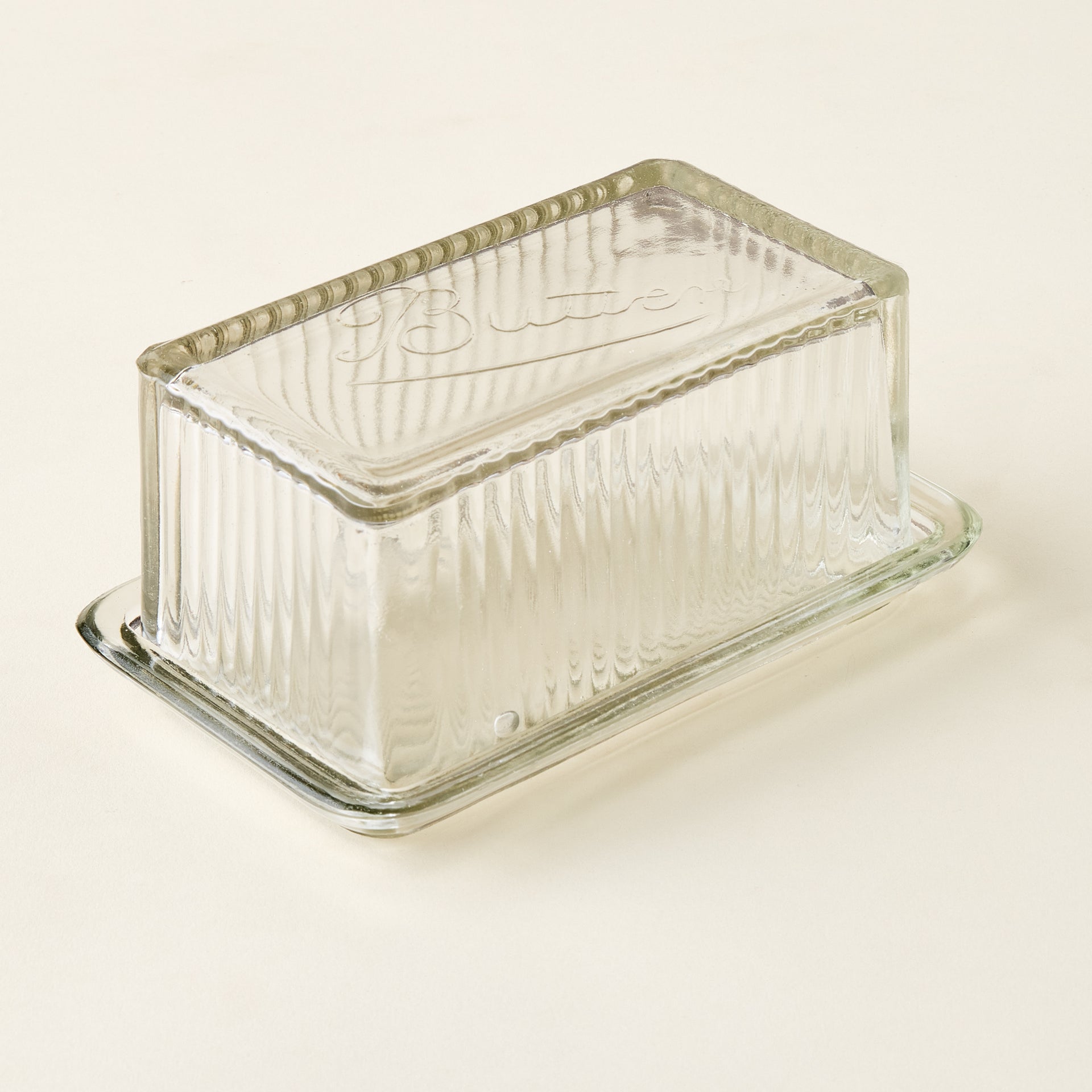 Glass Butter Dish