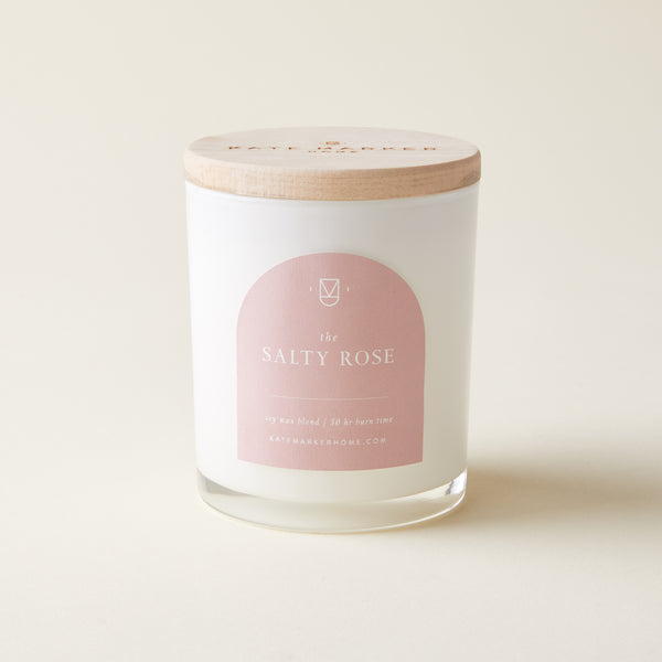 The Salty Rose Candle