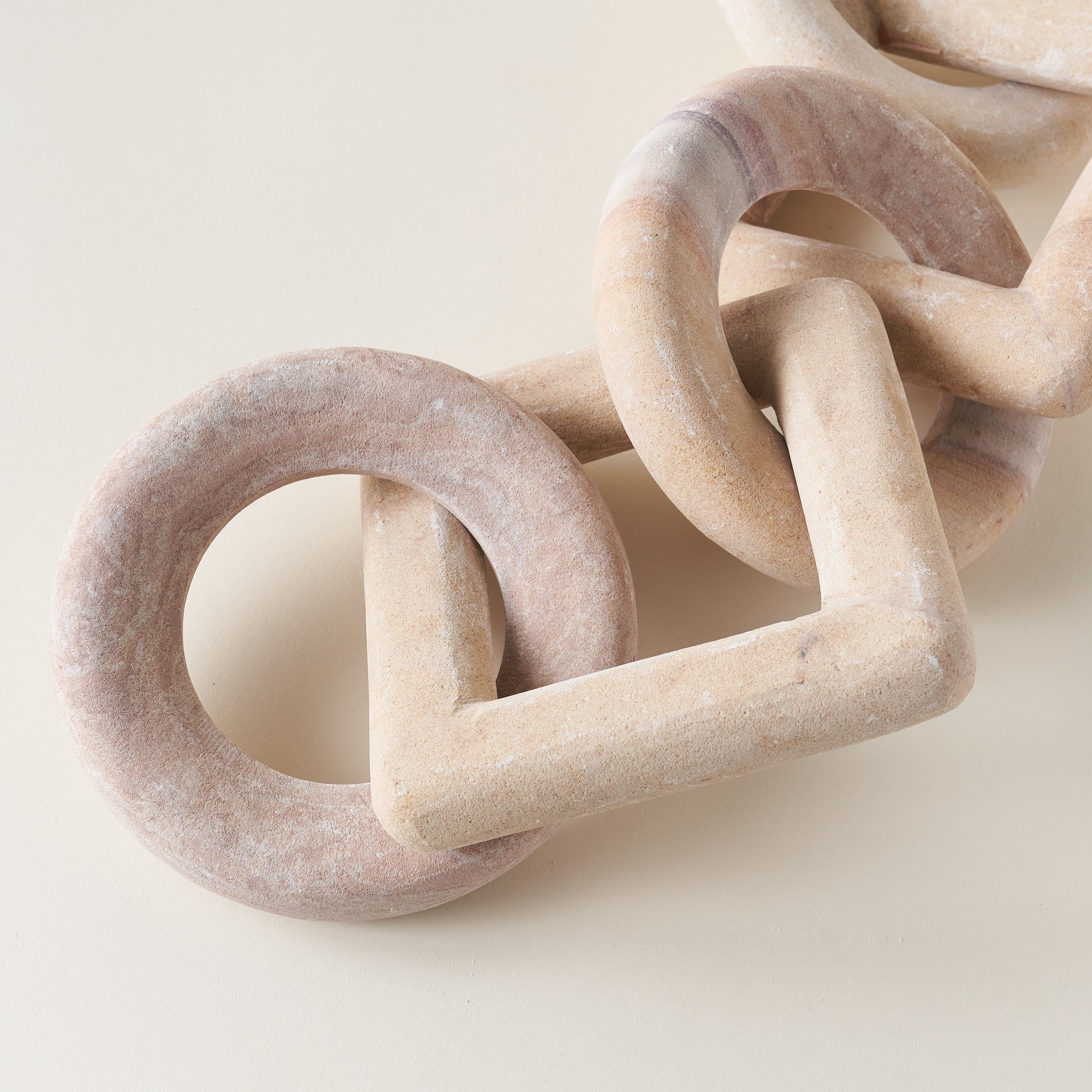 Carved Sandstone Chain Décor
