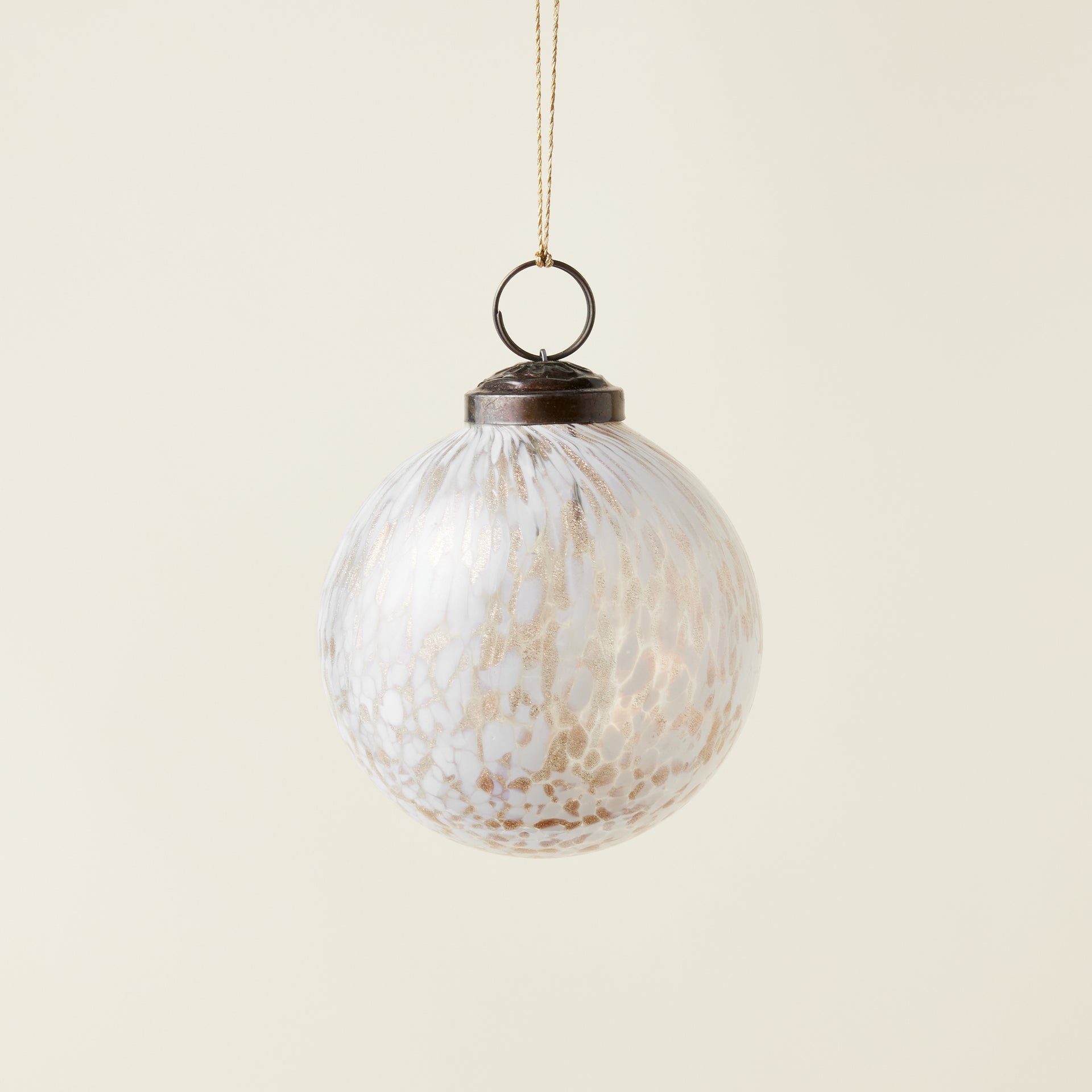 Confetti Glass Ball Ornament