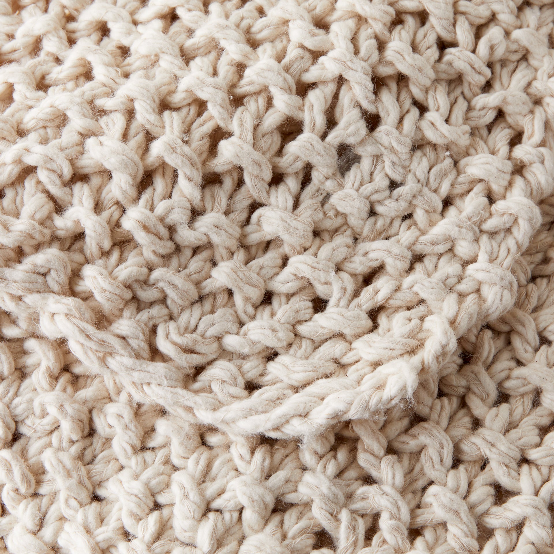 Cotton Crochet Throw