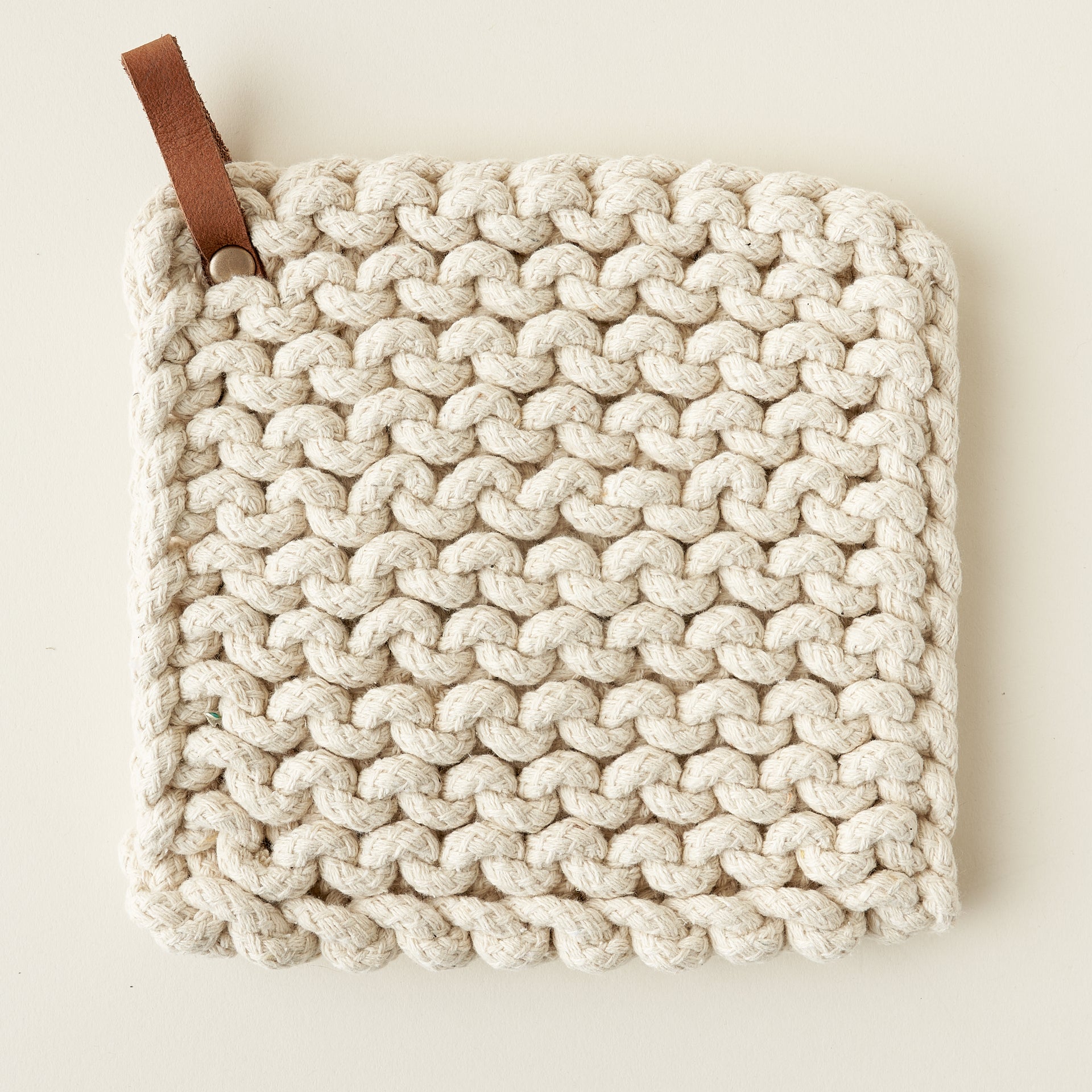 Cotton Crocheted Pot Holder