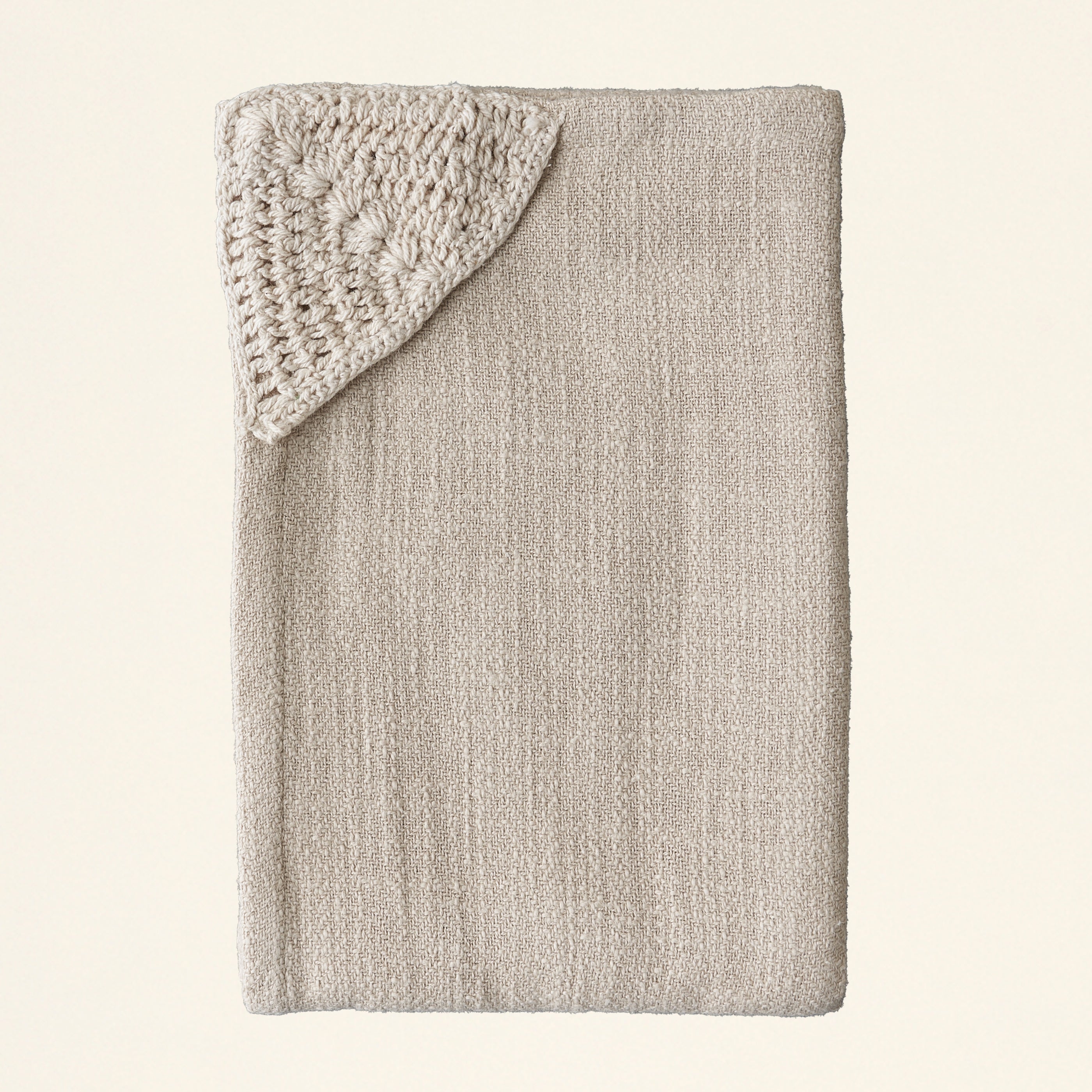 Crochet Corner Tea Towels - Set of 2