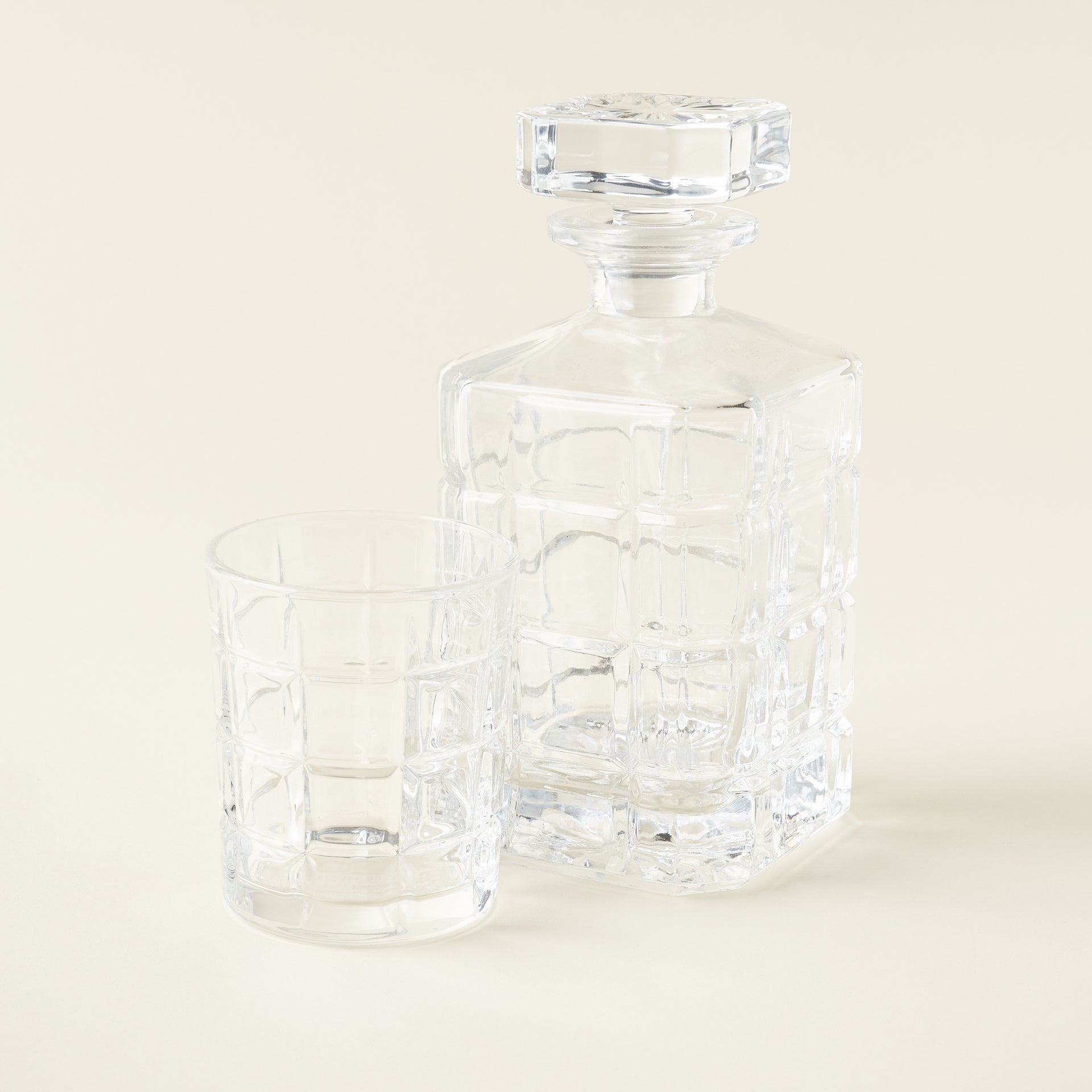 Crosshatch Decanter