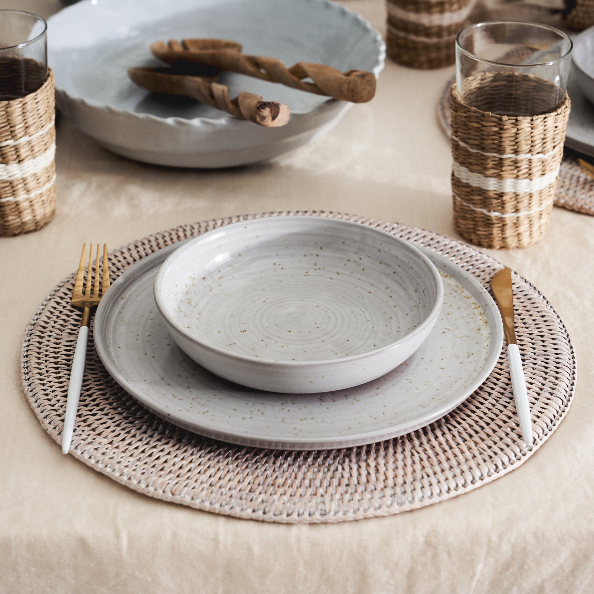 Rattan Round Placemat