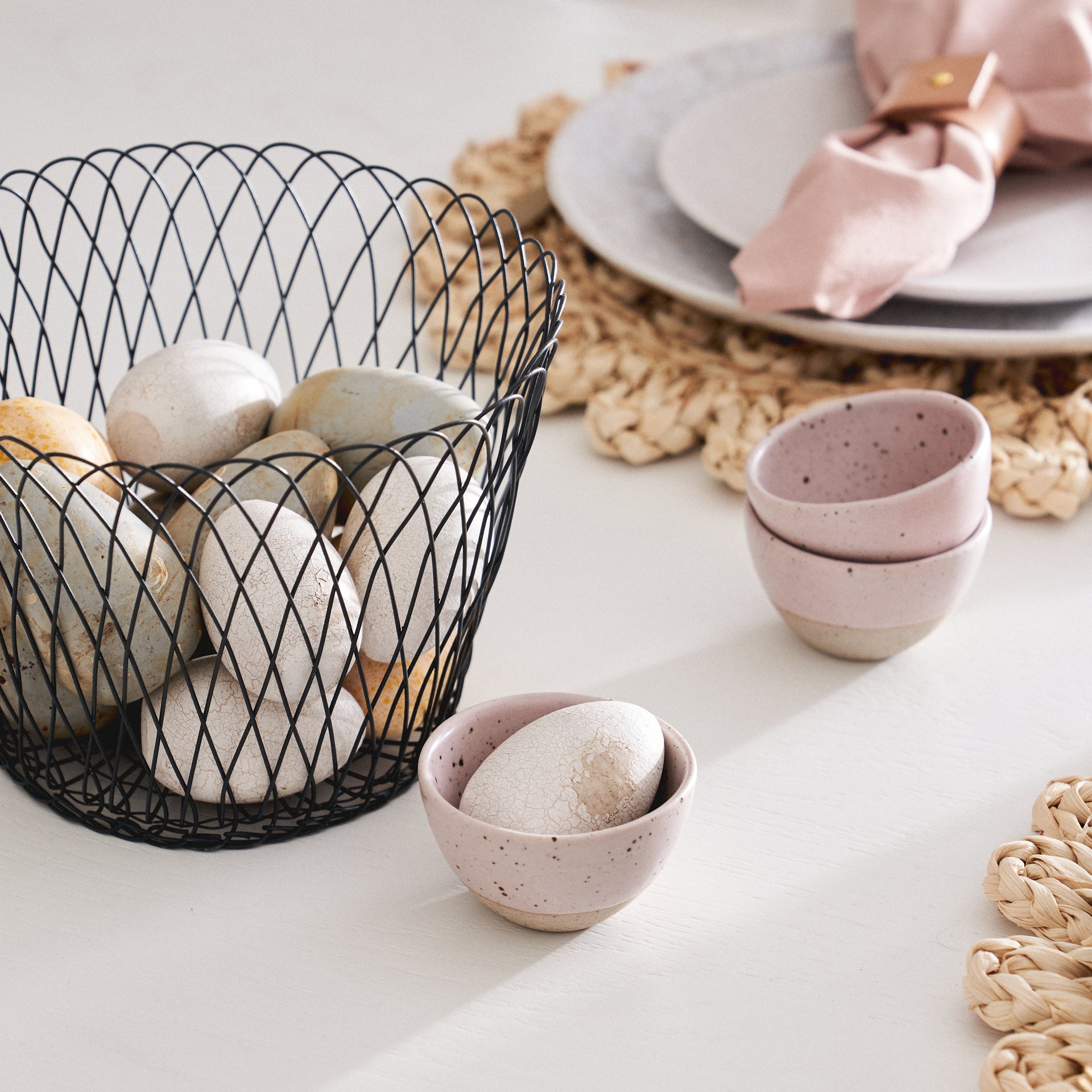 Pink Glaze Pinch Bowl