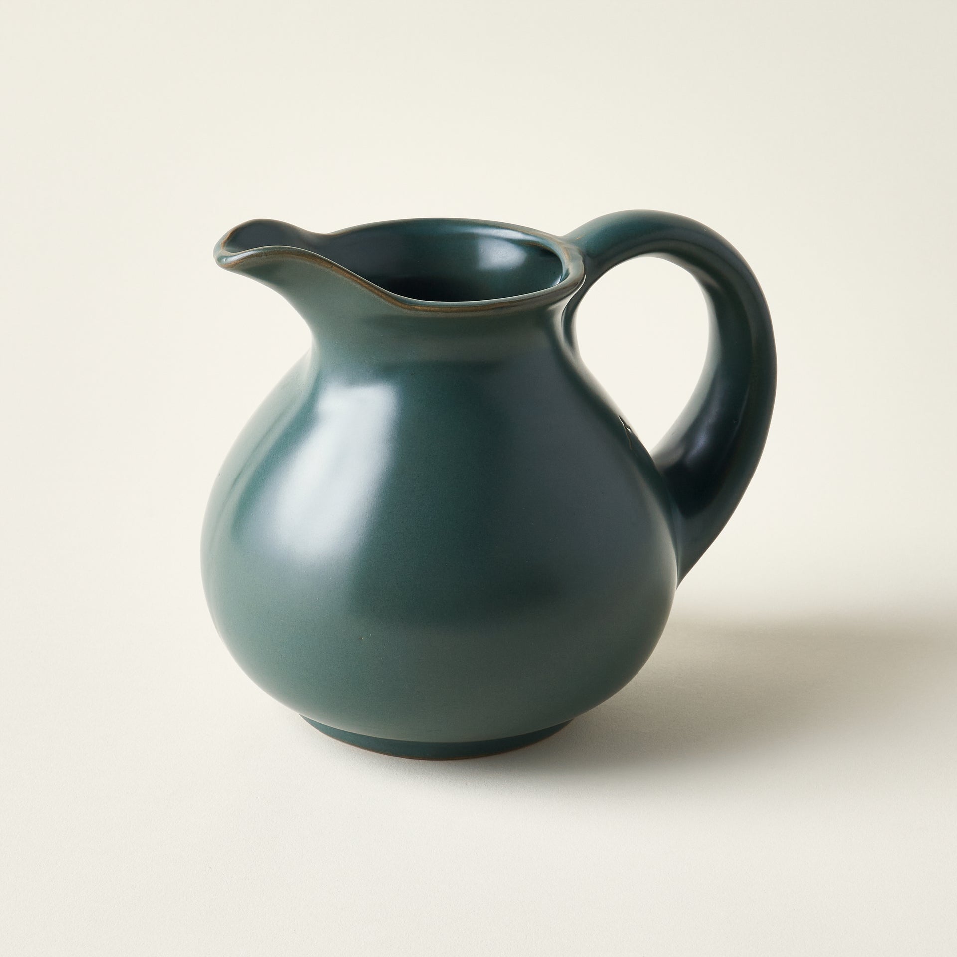 Evergreen Stoneware Pitcher