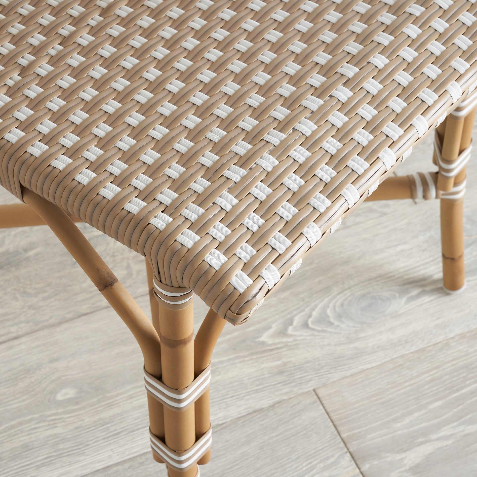 Faux Rattan Dining Chair (Floor Sample)