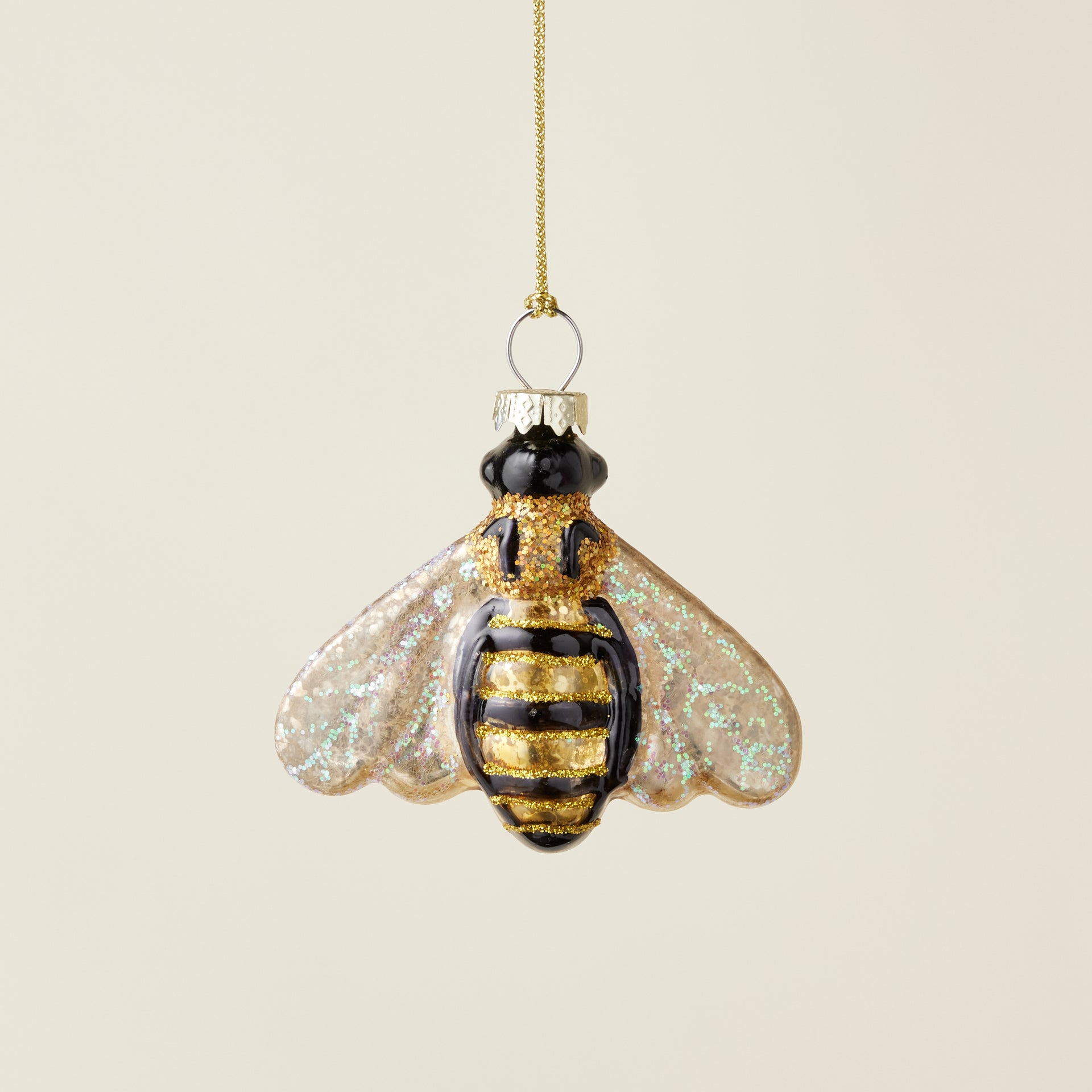 Glass Bee Ornament