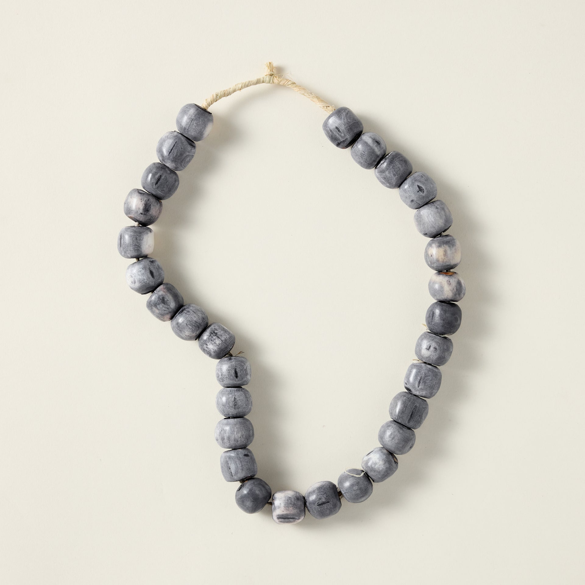 Gray Bone Beads