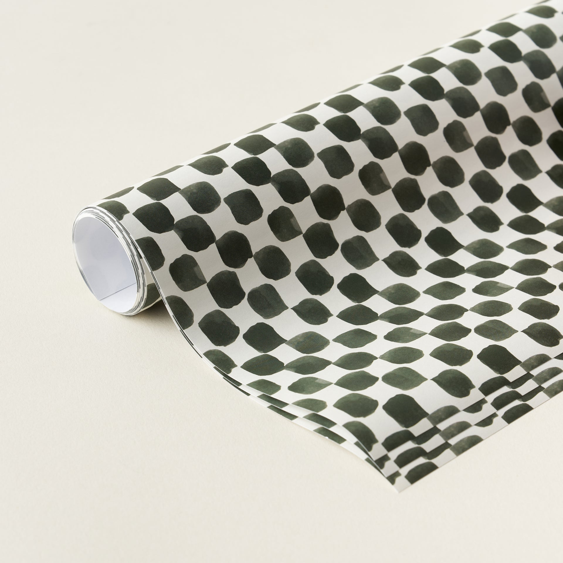 Green Checker Wrapping Paper