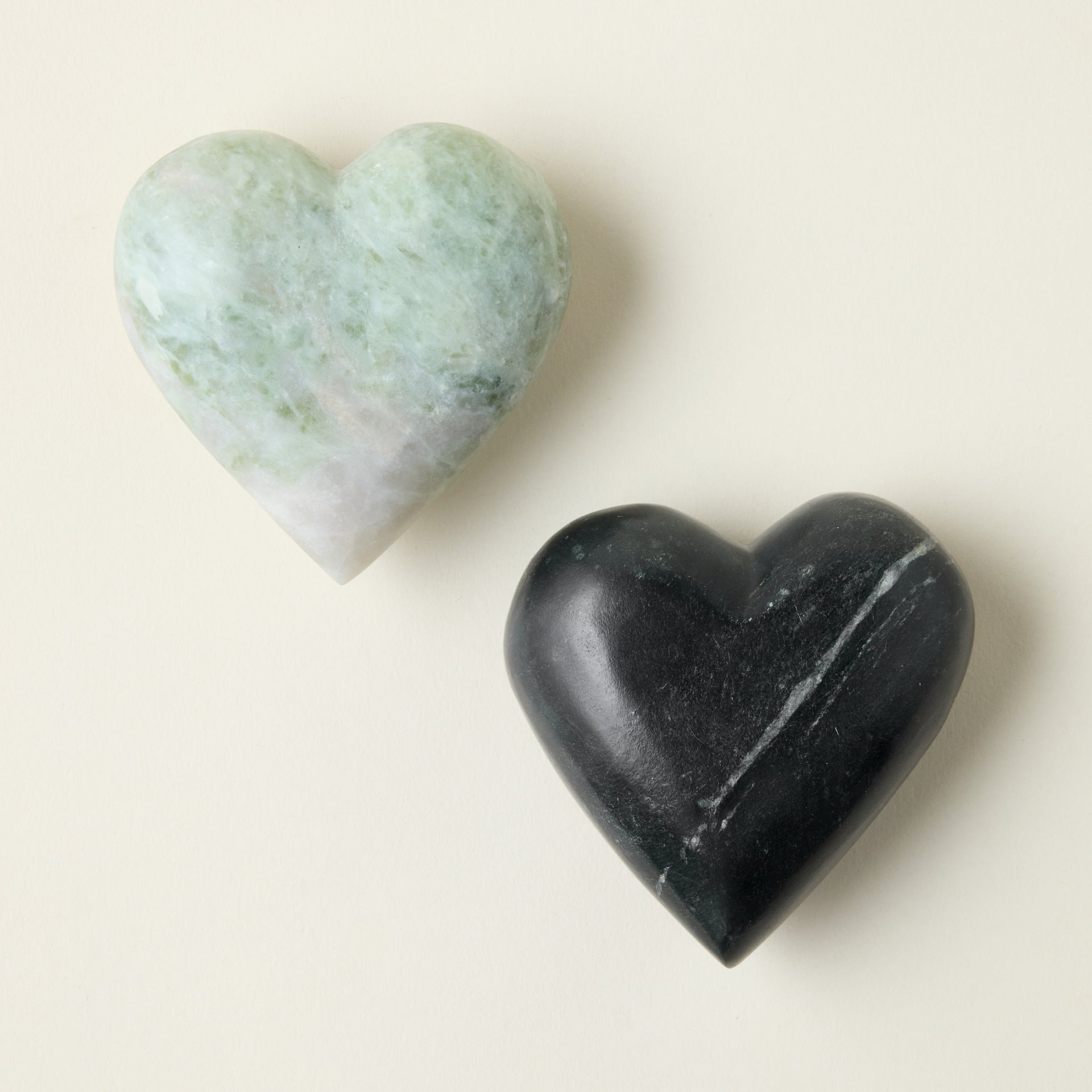 Green Marble Heart