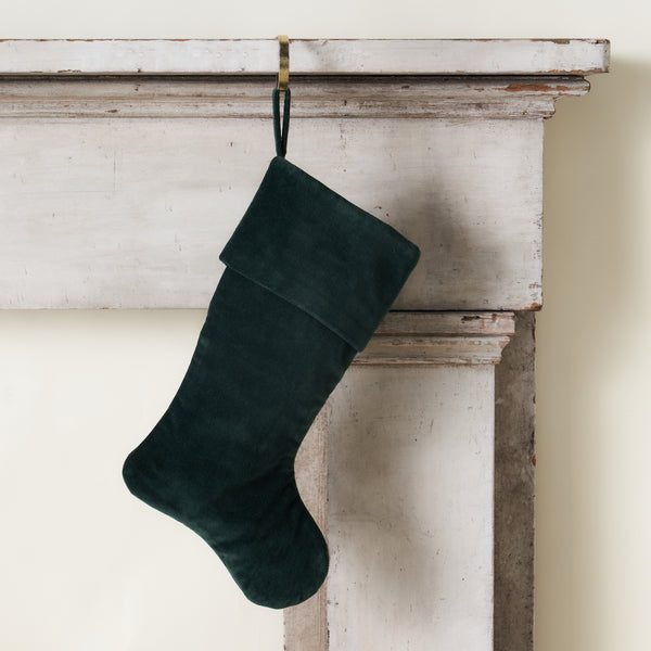 Green Velvet Stocking