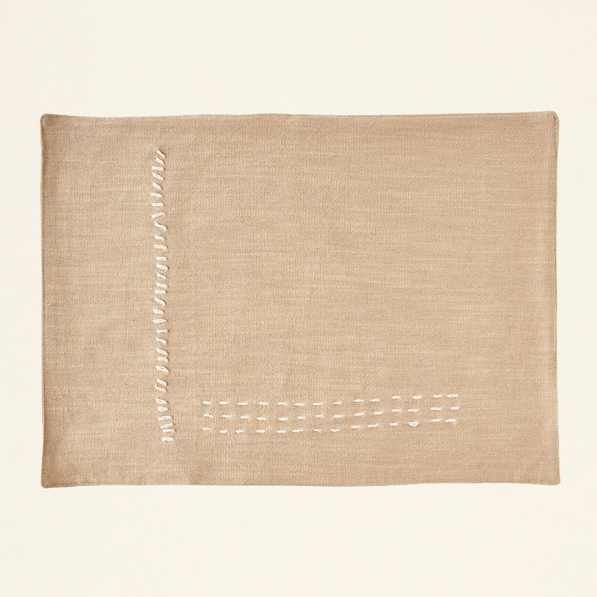 Hand Embroidered Placemat KATE MARKER HOME