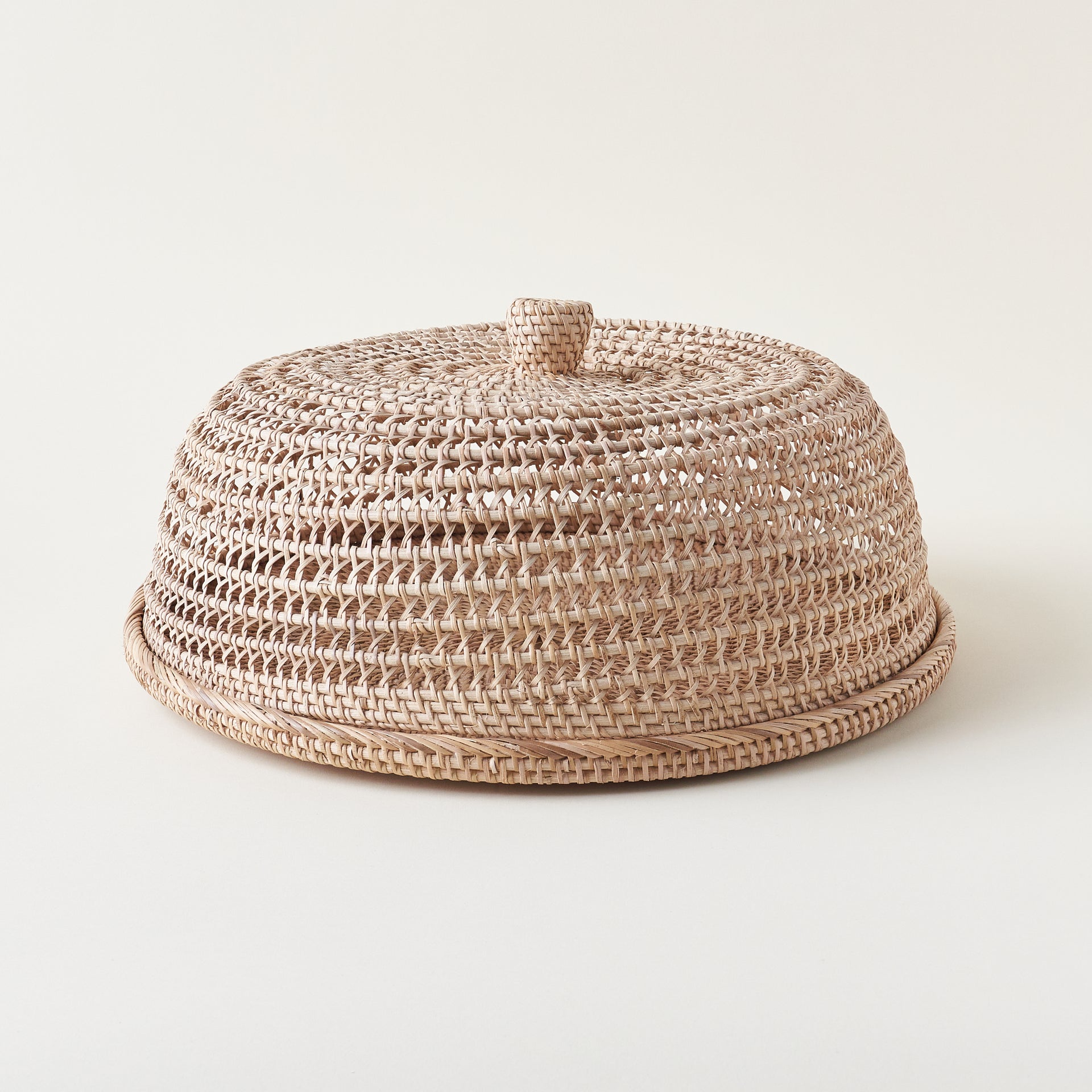 Hand-Woven Rattan Food Covers