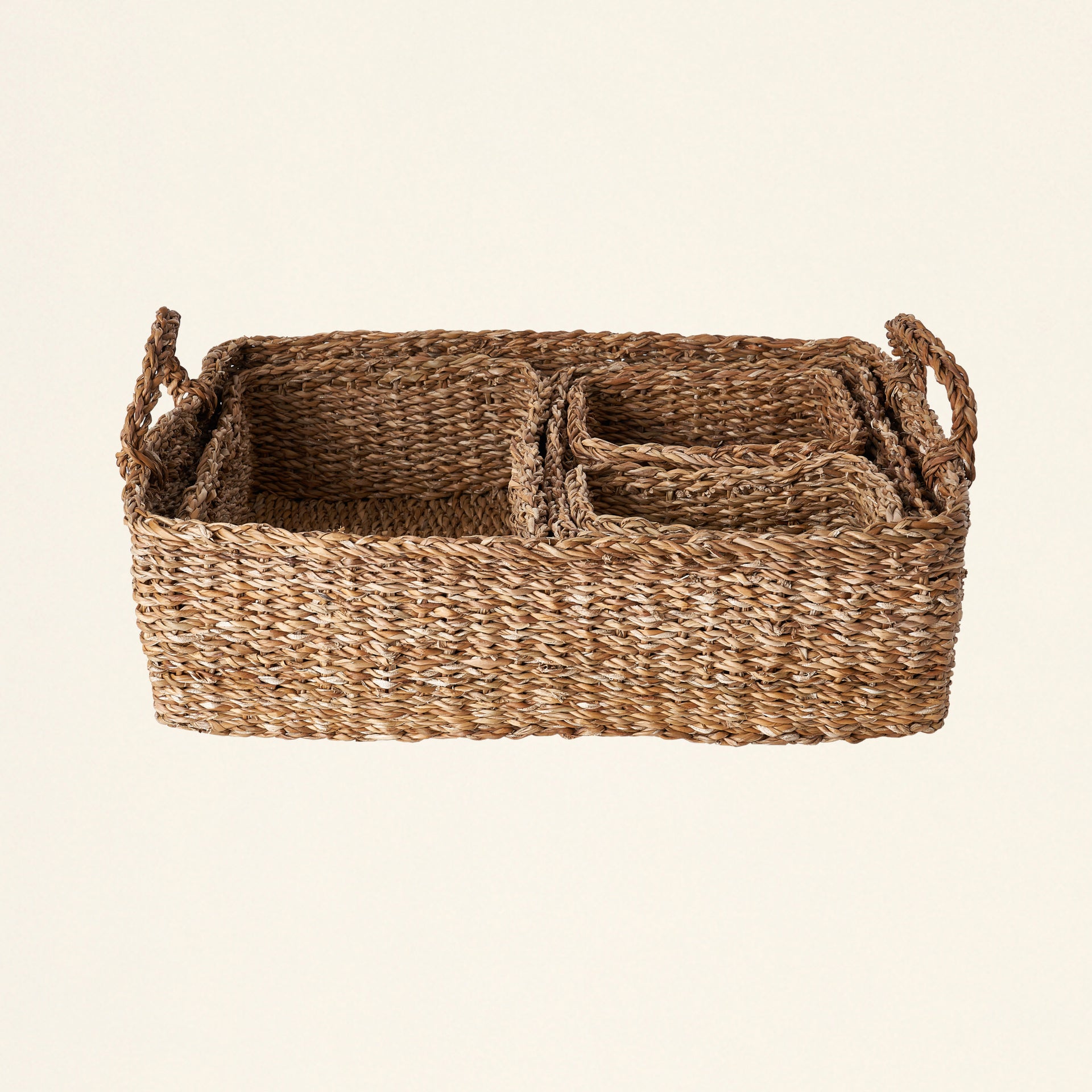 Hand-Woven Seagrass Basket