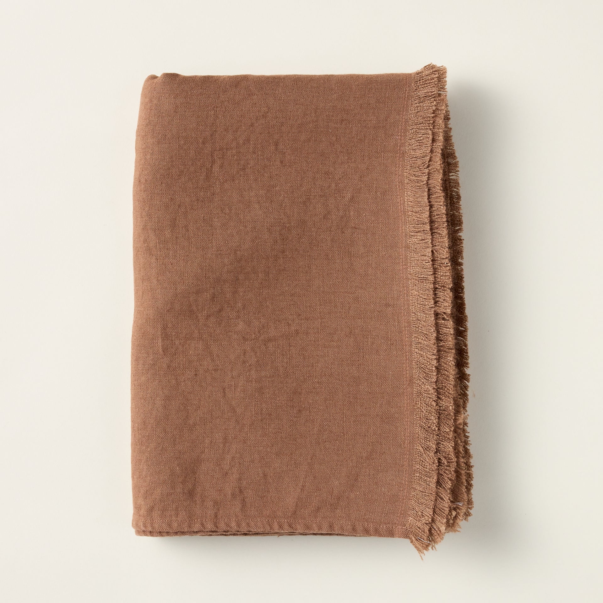 Heavyweight Linen Throw Blanket