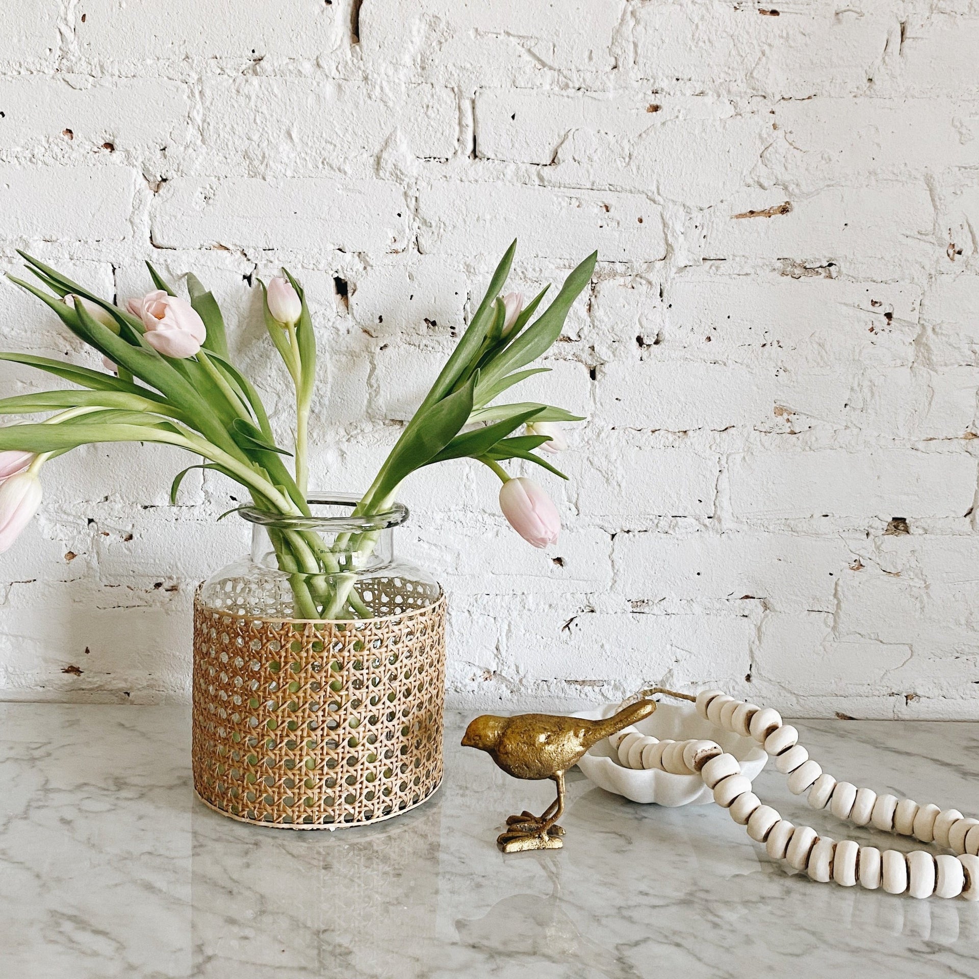 Marble Flower Dish