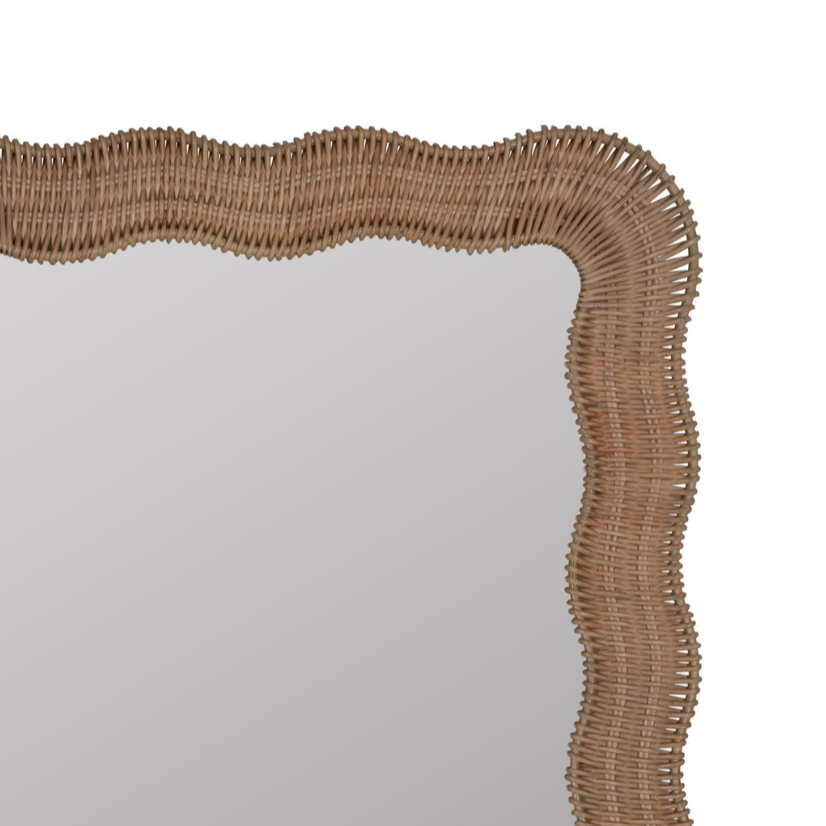 Scalloped Linden Mirror