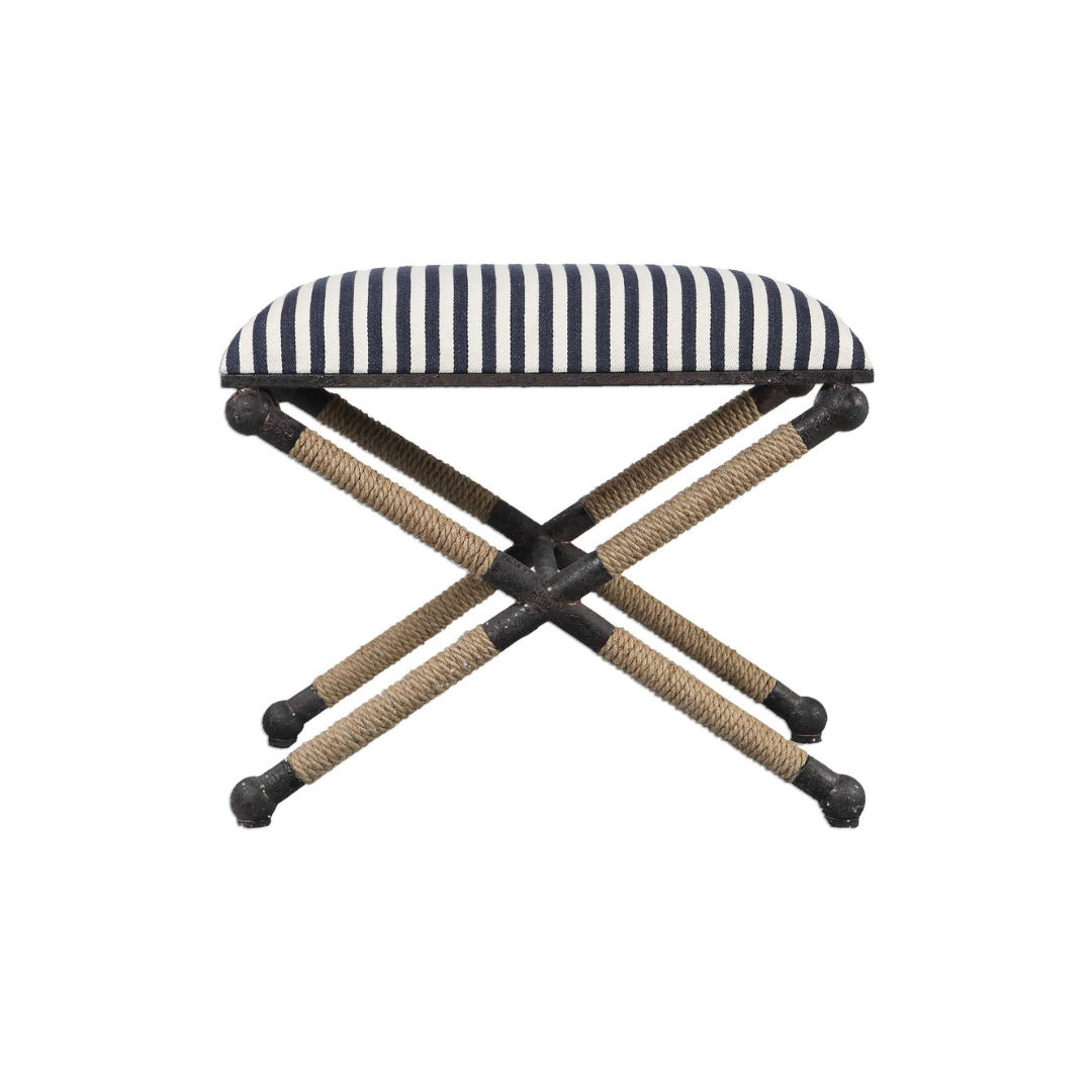 Carle Striped Bench