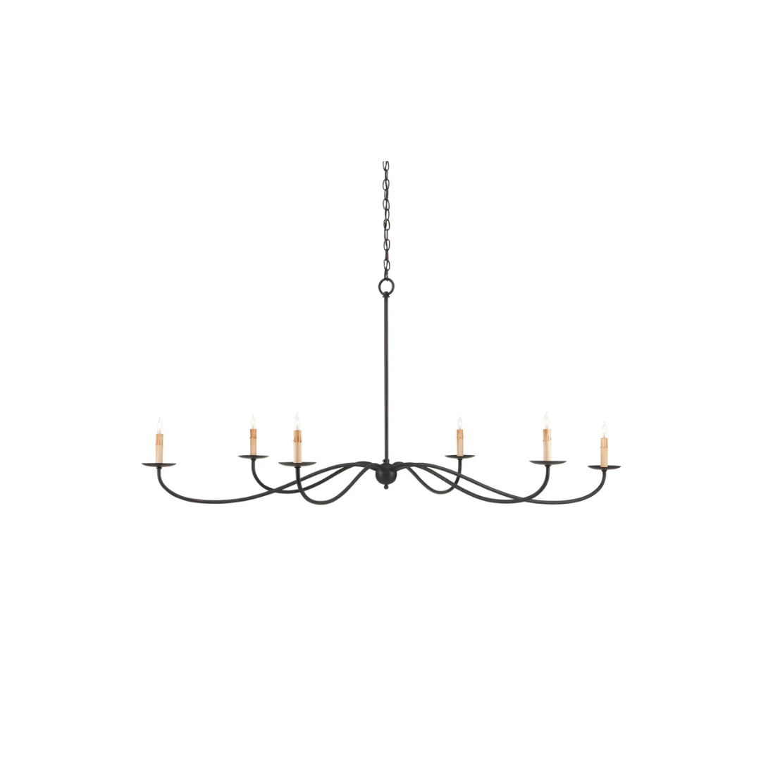 Saxon Black Chandelier