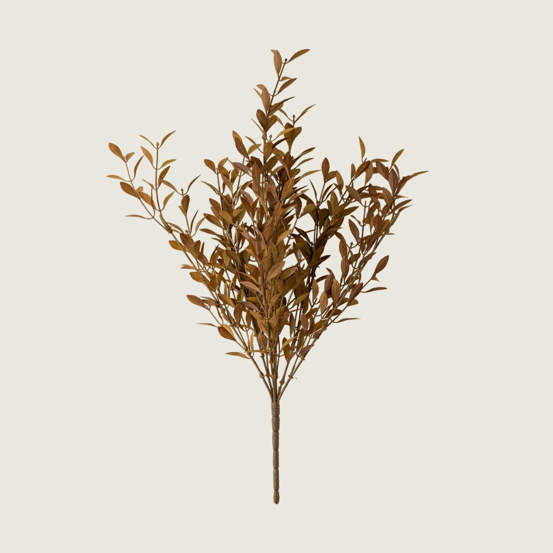 Faux Harvest Willow Leaf Spray
